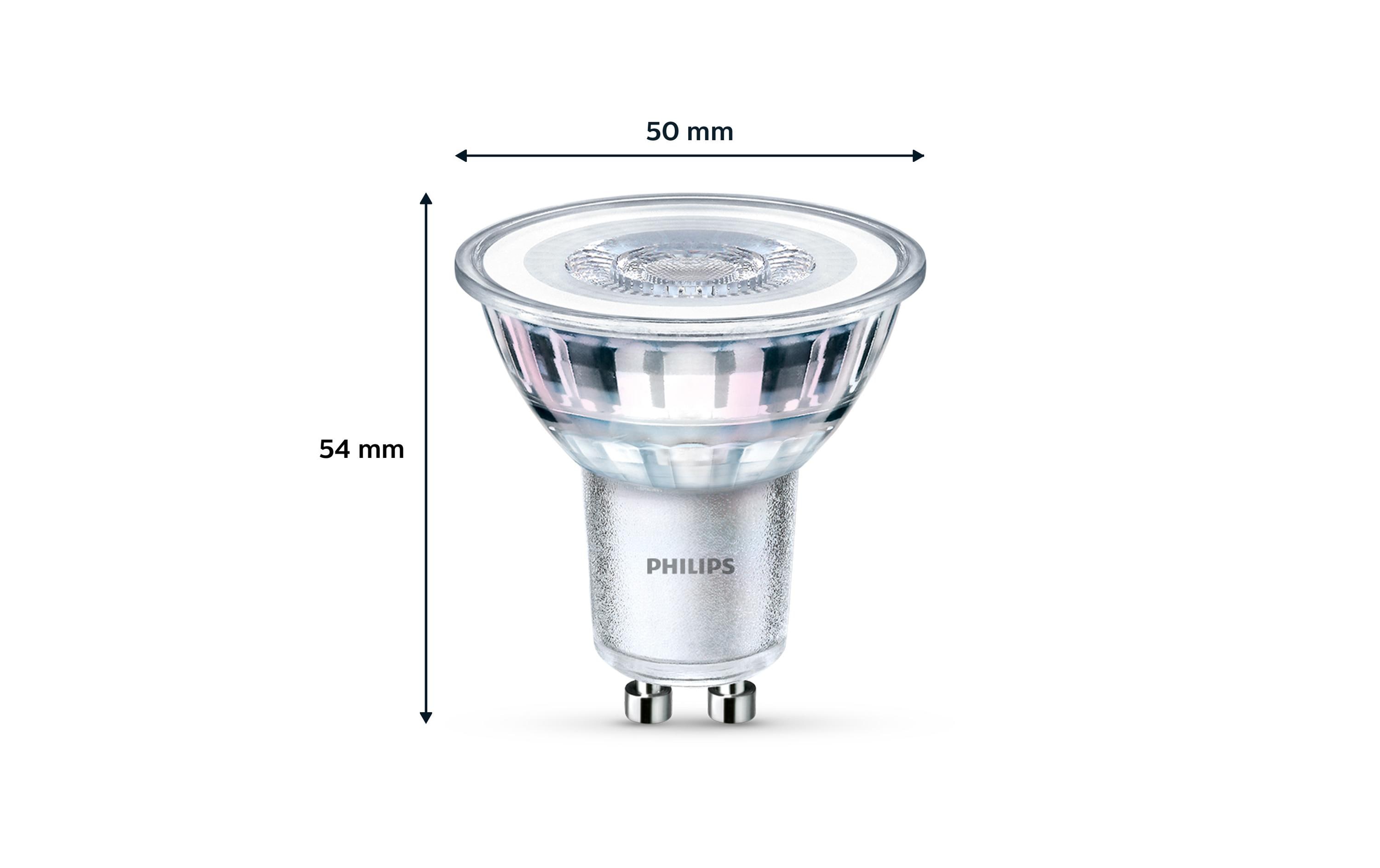 Philips Lampe LEDClassic 35W GU10 WW 36D ND 6CT/4 AM Warmweiss