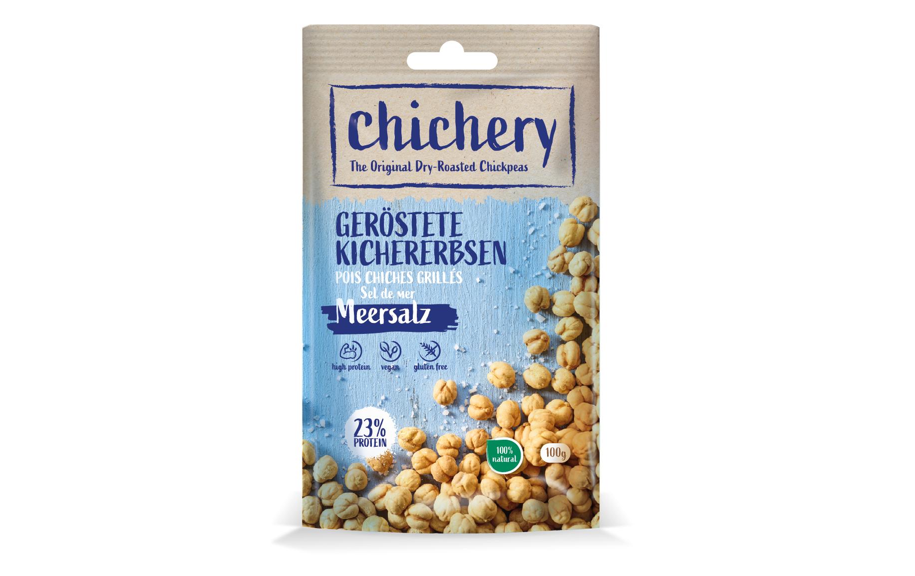 Chichery Geröstete Kichererbsen Meersalz 100 g