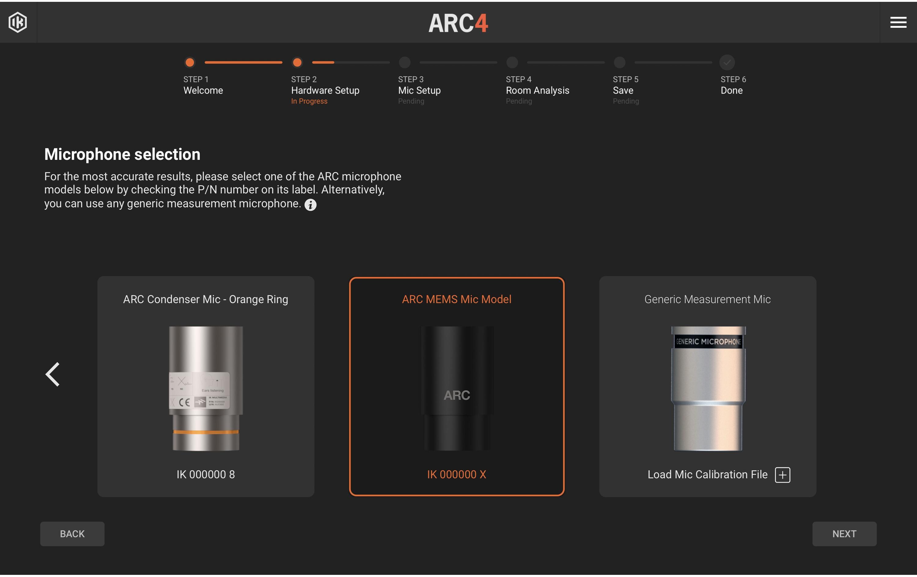 IK Multimedia Raumkorrektursystem ARC 4 Upgrade