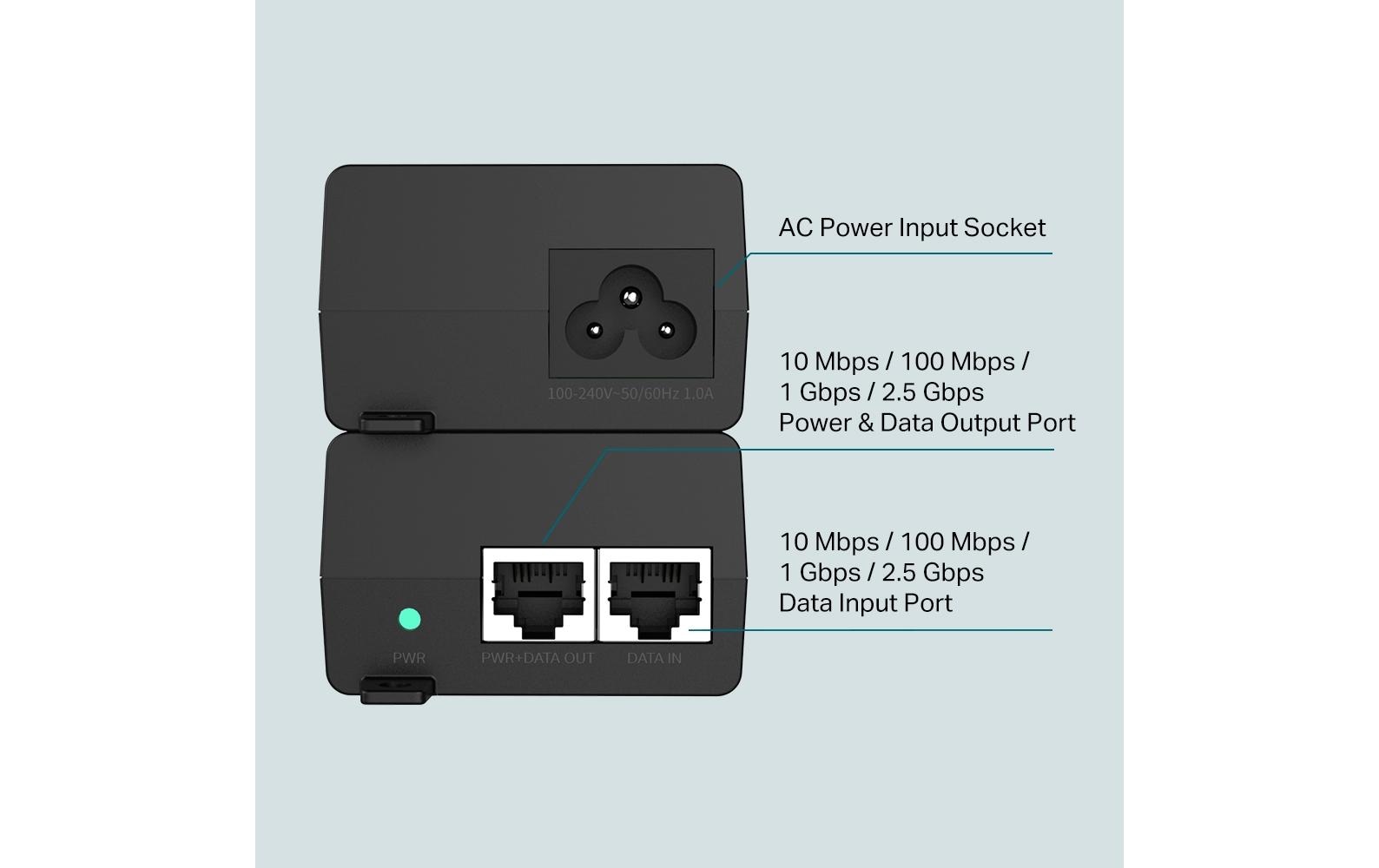 TP-Link PoE+ Injector TL-POE260S