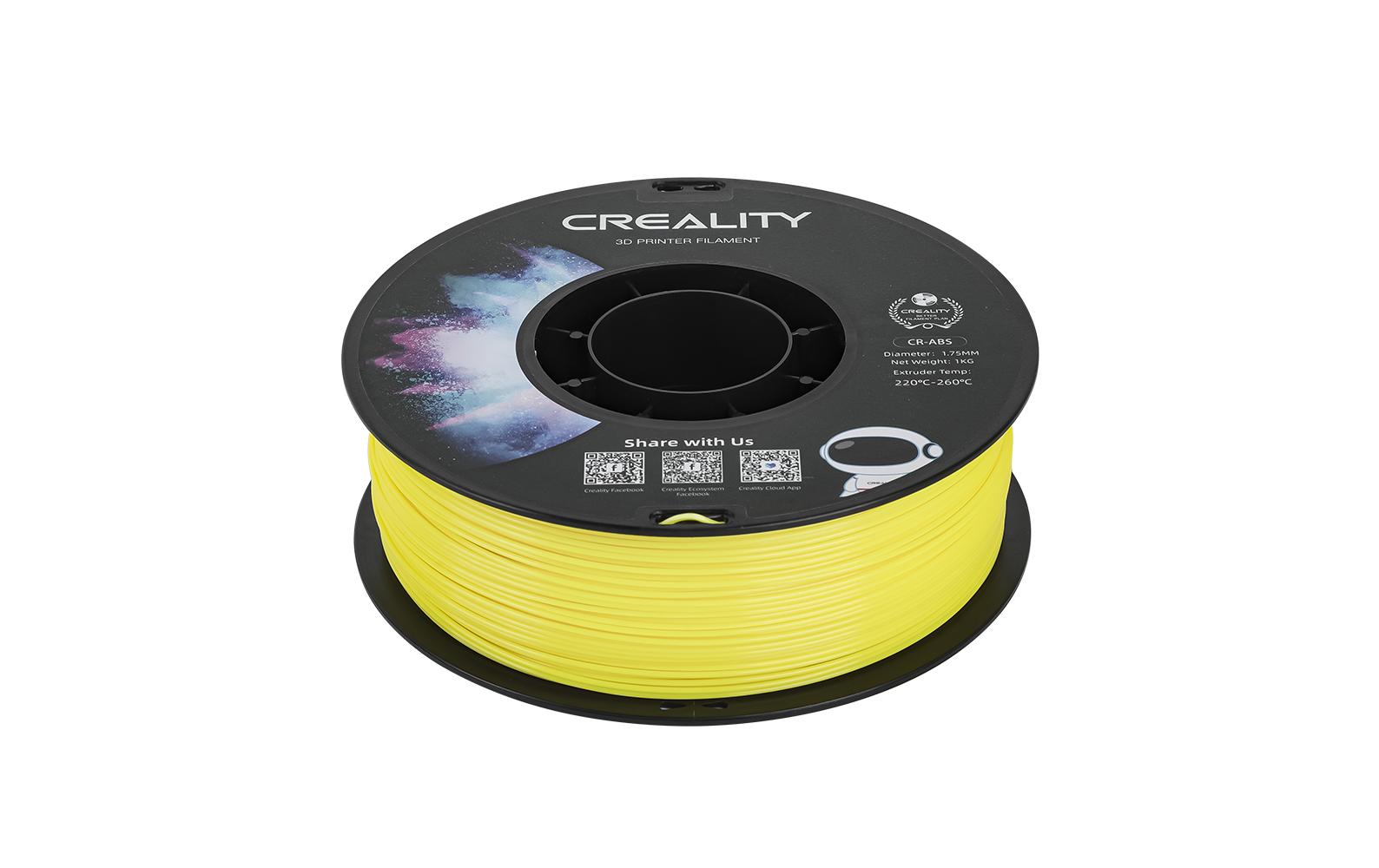 Creality Filament ABS, Gelb, 1.75 mm, 1 kg