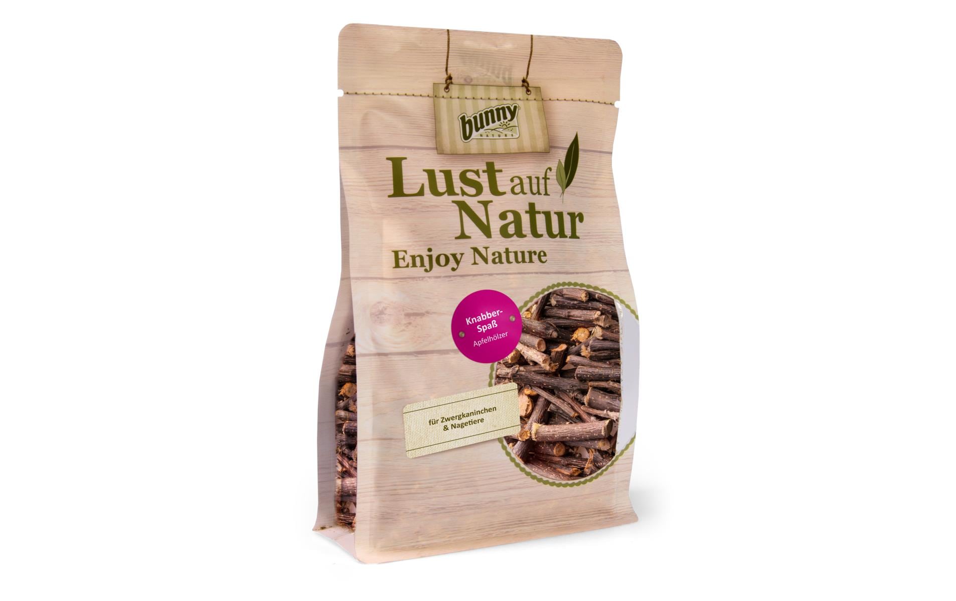 Bunny Nature Knabber-Spass Apfelhölzer 220 g