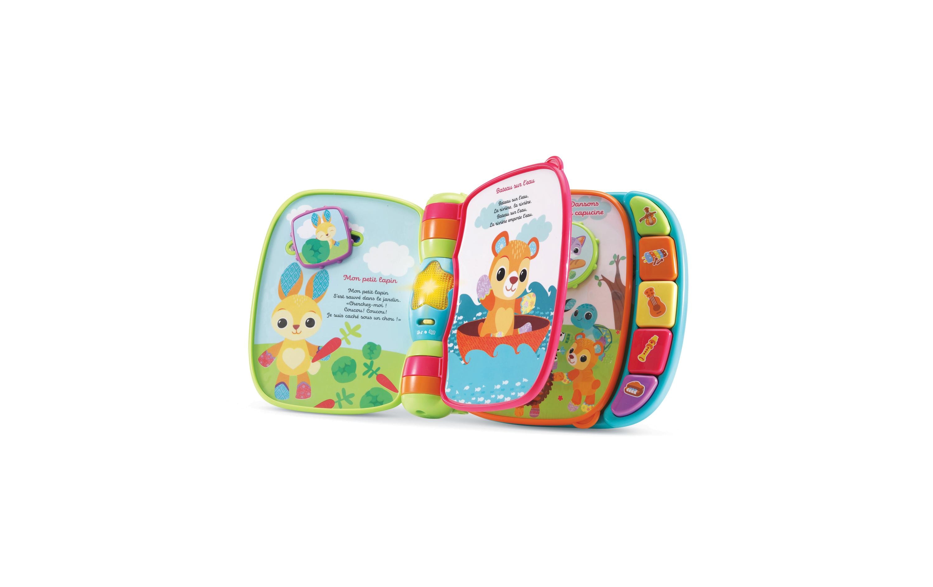 Vtech Musikspielzeug Livre enchanté des Baby loulous bleu -FR-