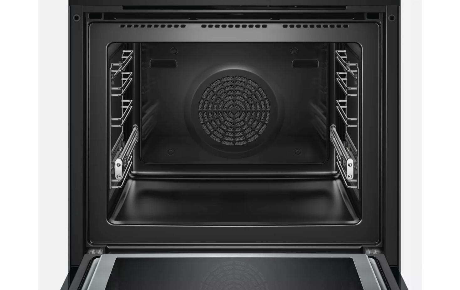 Bosch Einbaubackofen mit Mikrowelle HMG6764B1 Schwarz