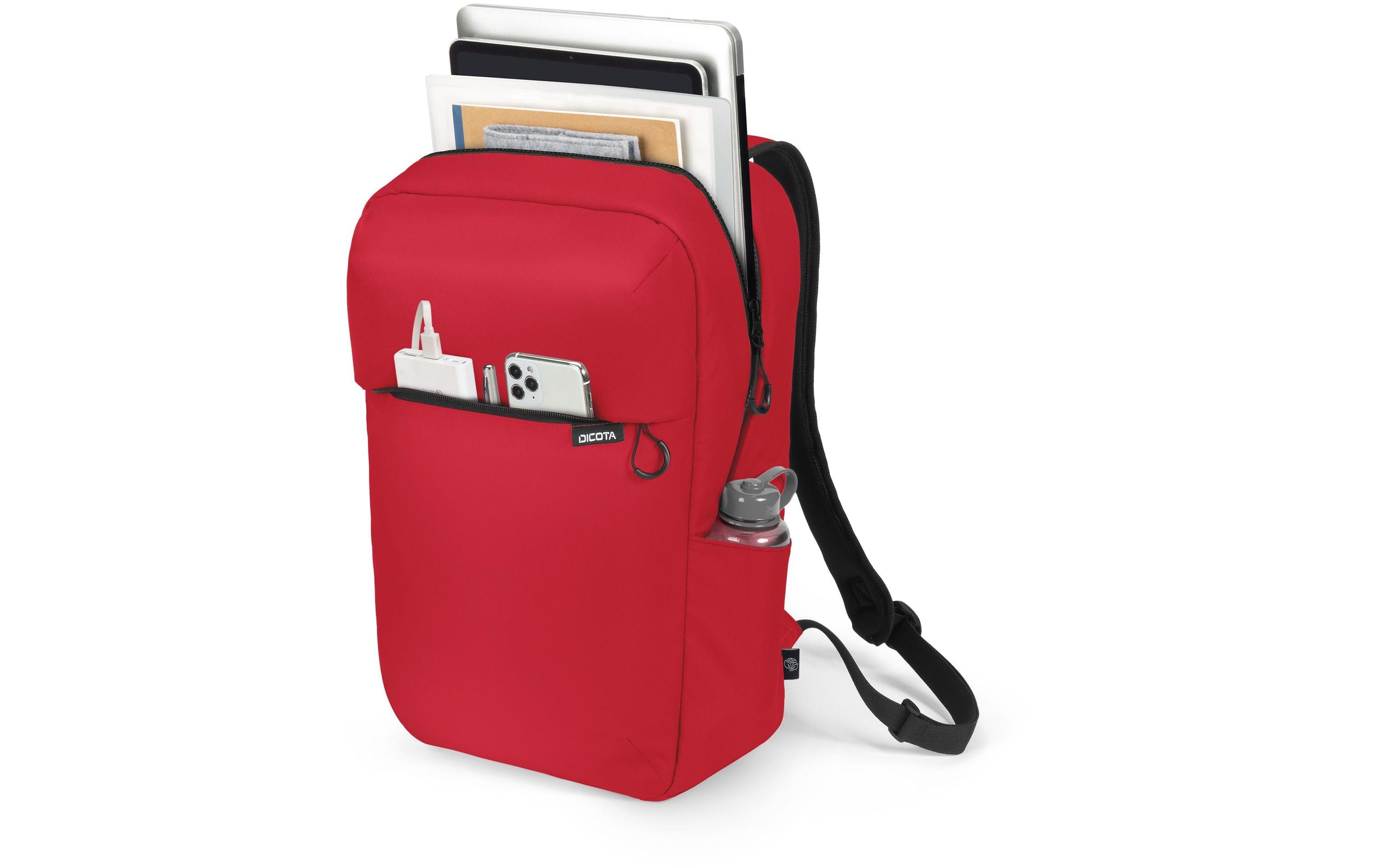 DICOTA Notebook-Rucksack Commuter 13-16 Rot