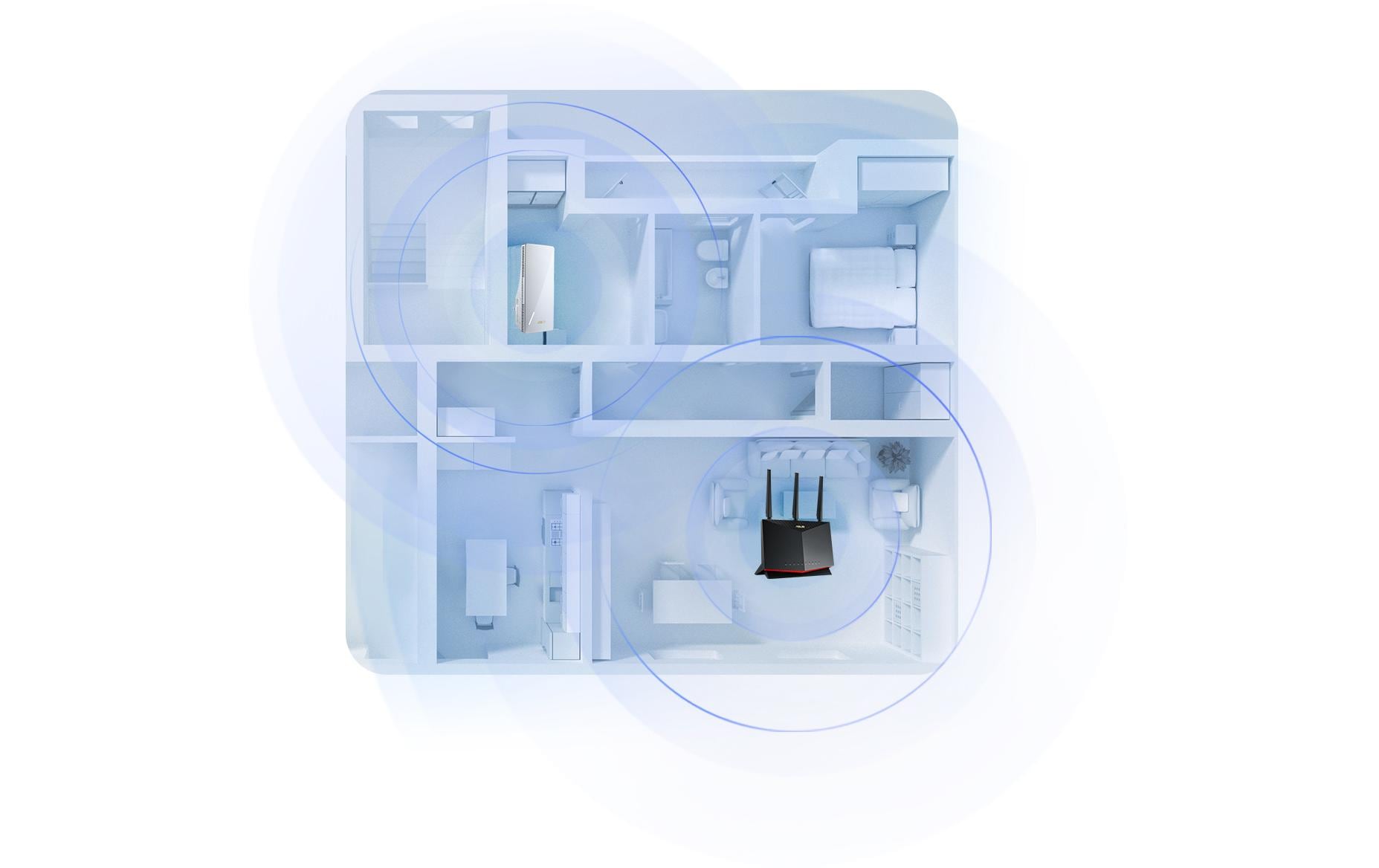 ASUS WLAN-Repeater RP-AX58