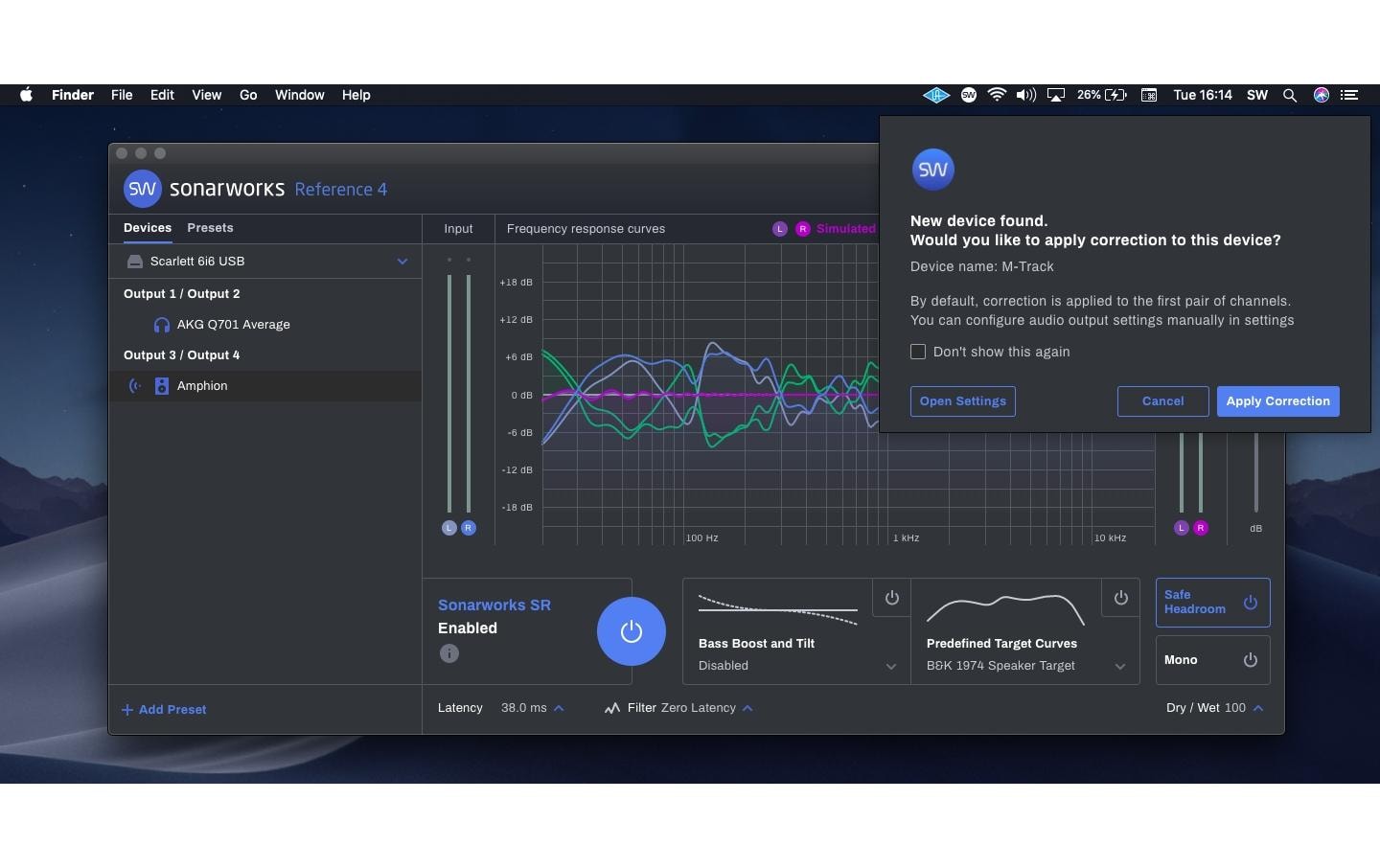 Sonarworks Raumkorrektursystem Reference 4 Headphone Edition