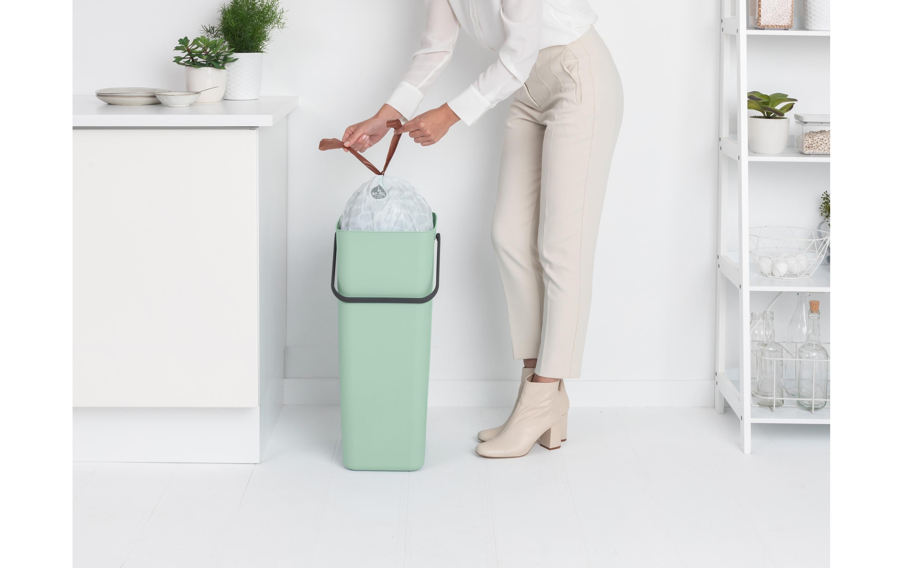 Brabantia Recyclingbehälter Sort & Go 40 l, Hellgrün