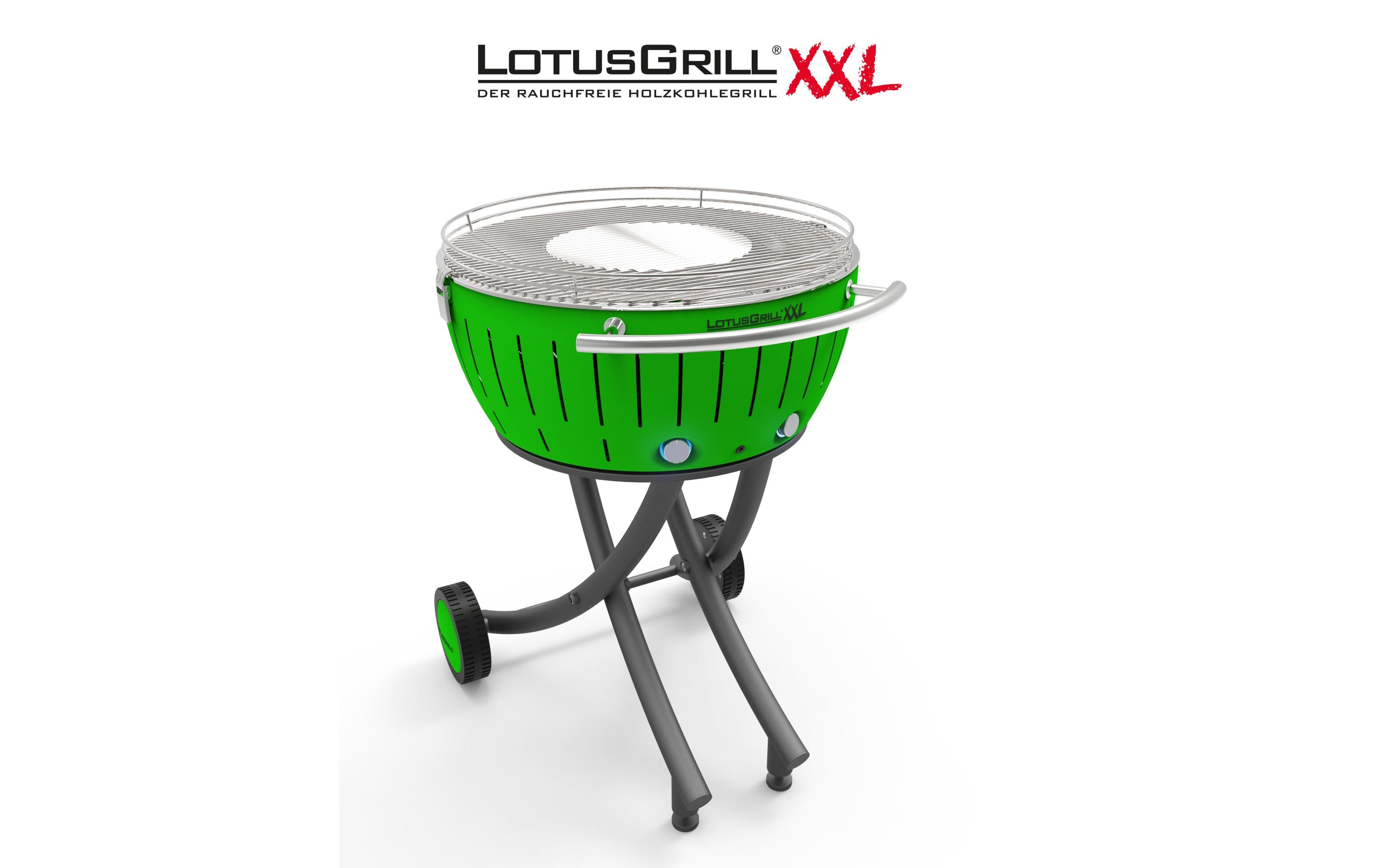 LotusGrill Holzkohlegrill XXL Limettengrün