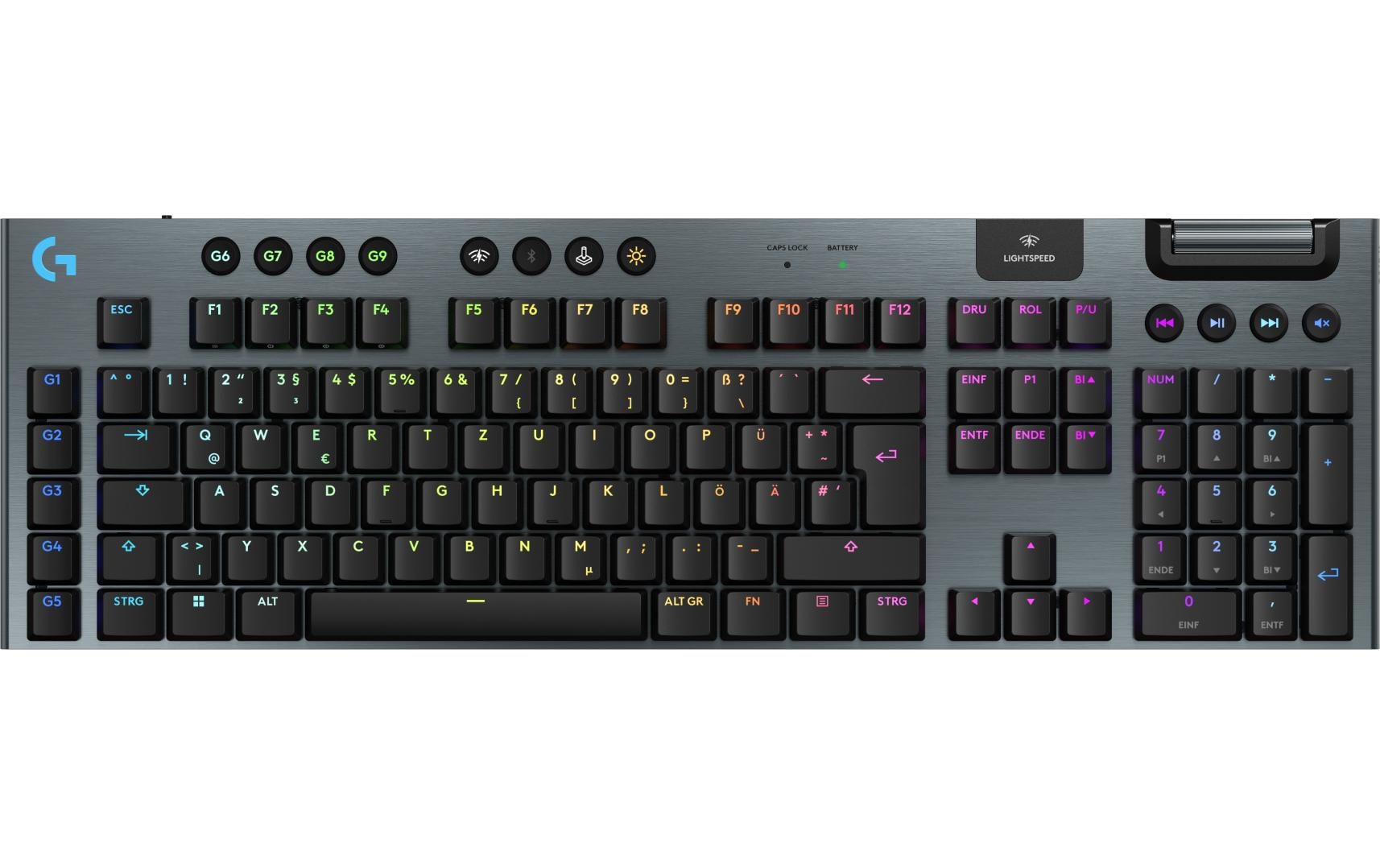 Logitech Gaming-Tastatur G915 X Lightspeed GL Tactile