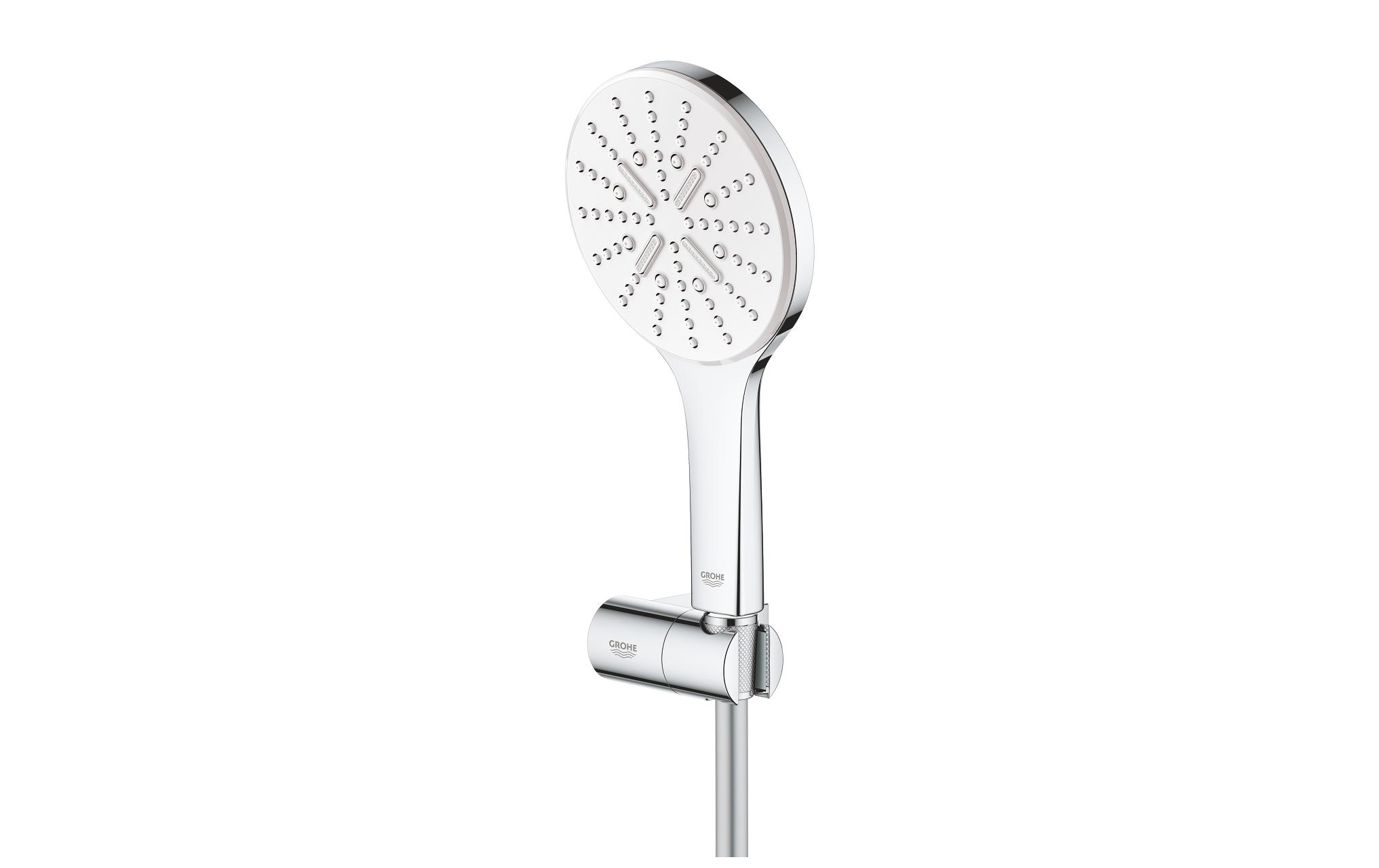 GROHE Duschbrausen-Set Rainshower Smartactive 130 Moon White