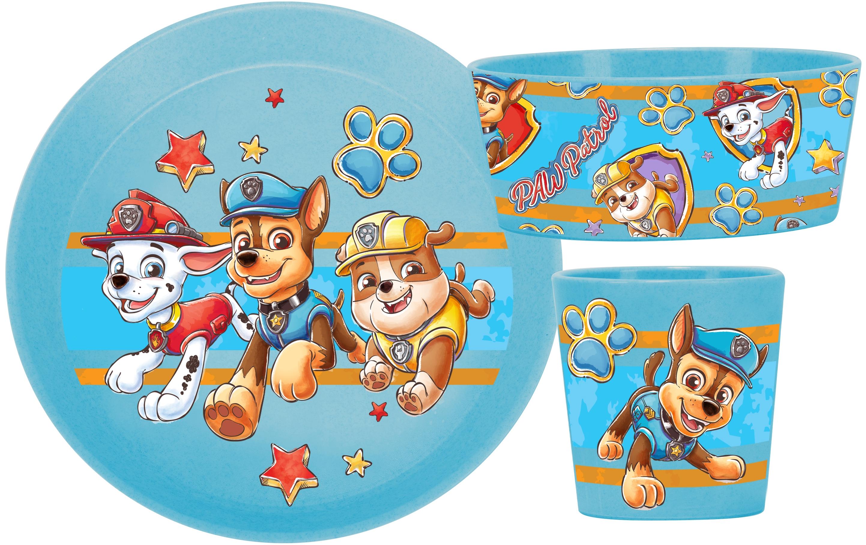 Koziol Kindergeschirrset Connect Paw Patrol, 3-teilig, Blau