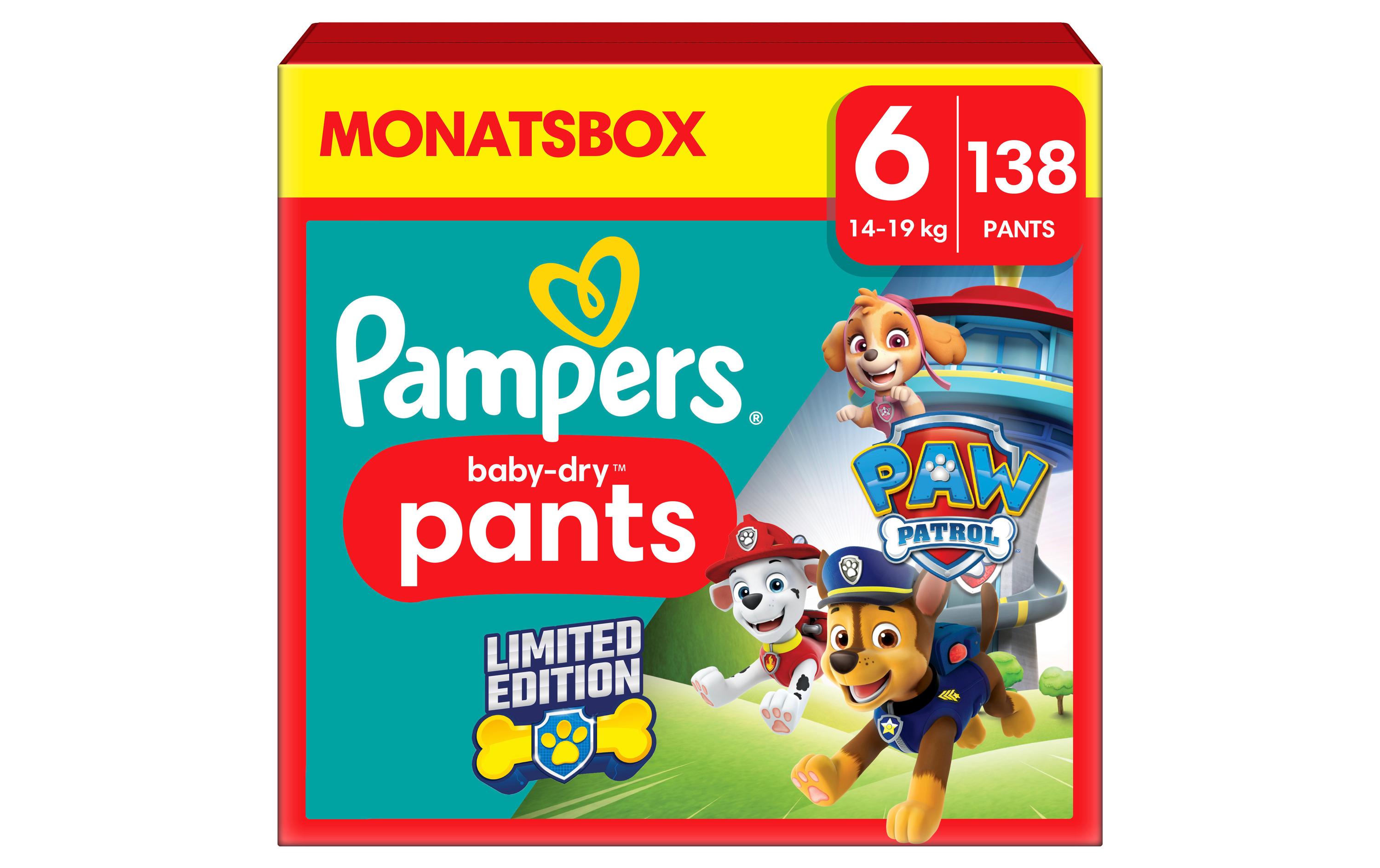 Pampers Windeln Baby Dry Pants Paw Patrol Extra Large Grösse 6