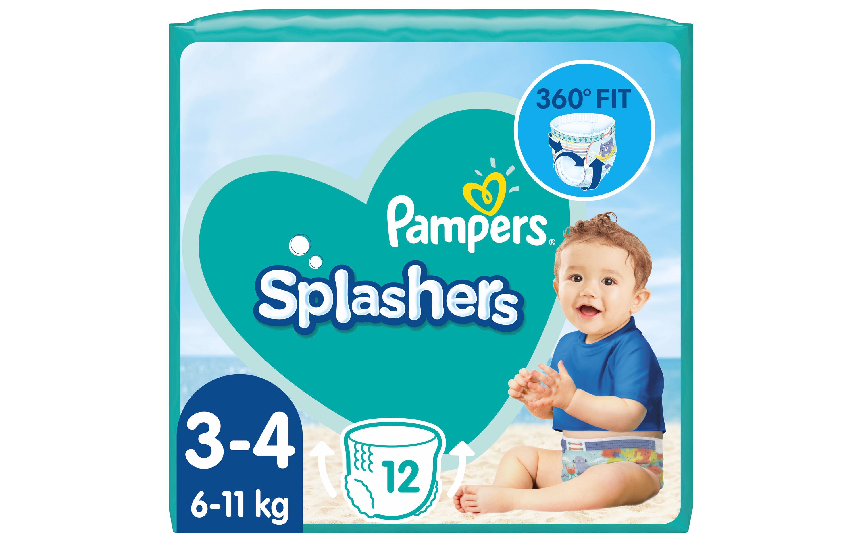 Pampers Windeln Splashers Tragepack Grösse 3-4