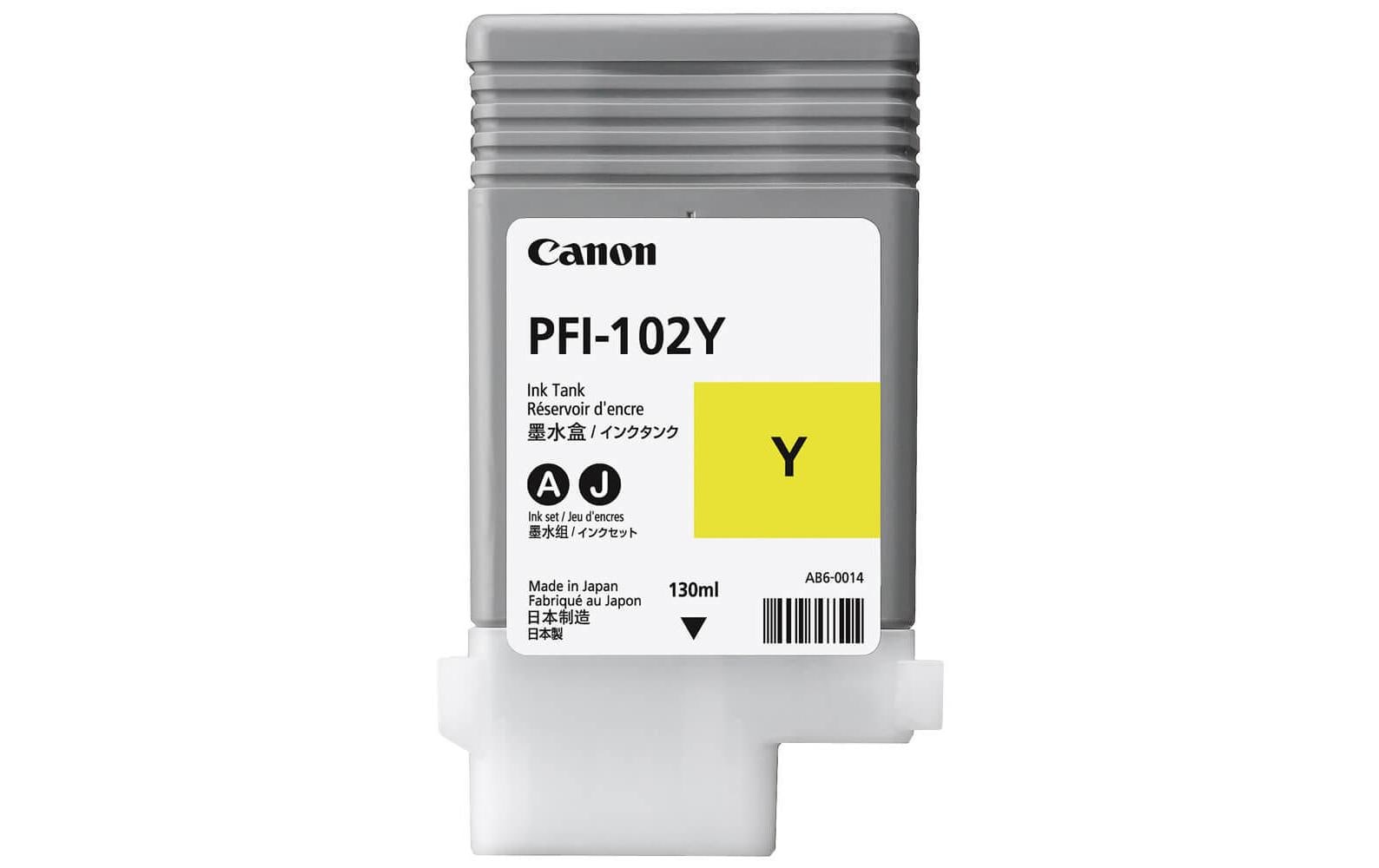 Canon Tinte PFI-102Y / 0898B001 Yellow