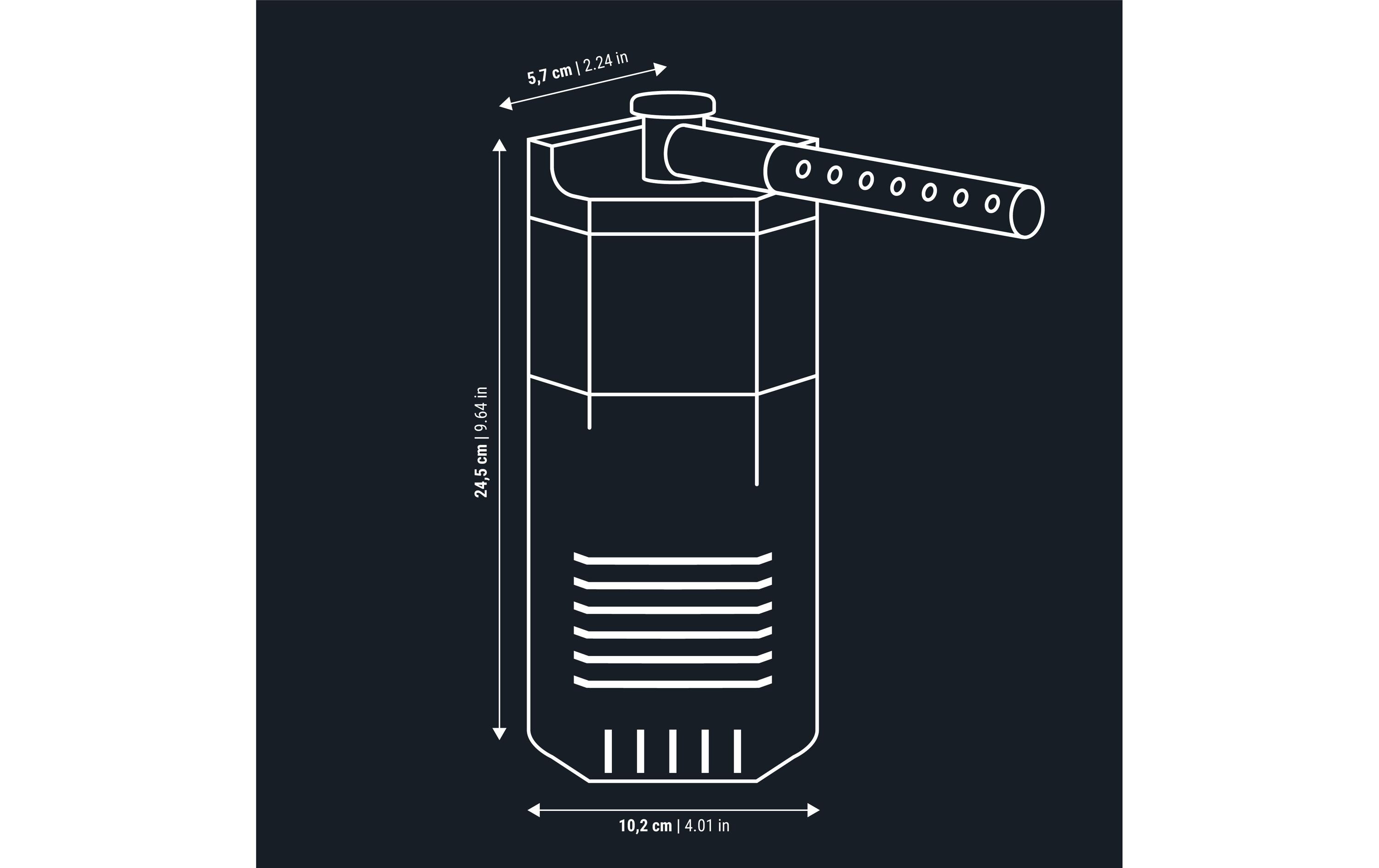 Dennerle Corner Filter 100