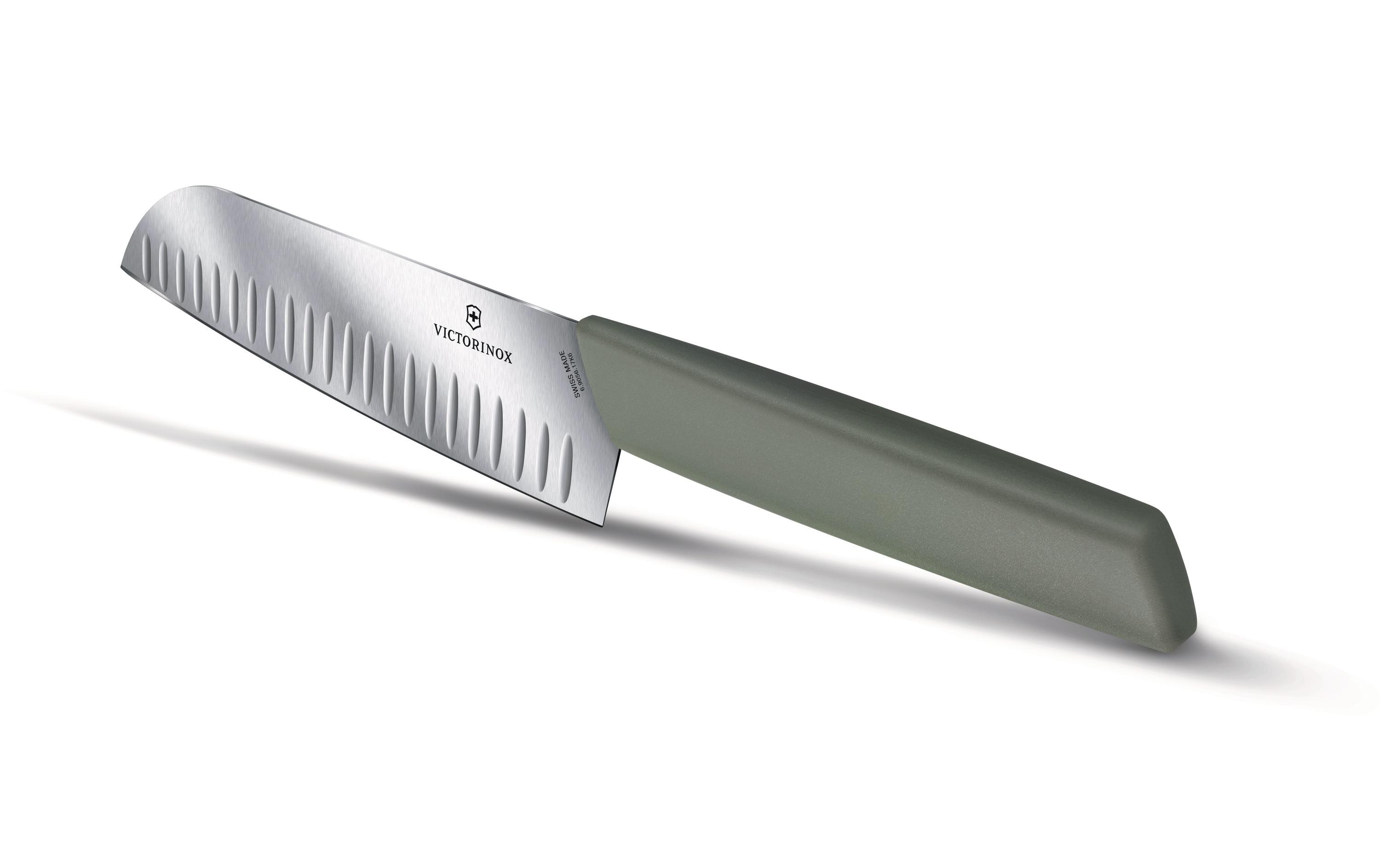 Victorinox Santokumesser Swiss Modern Grau