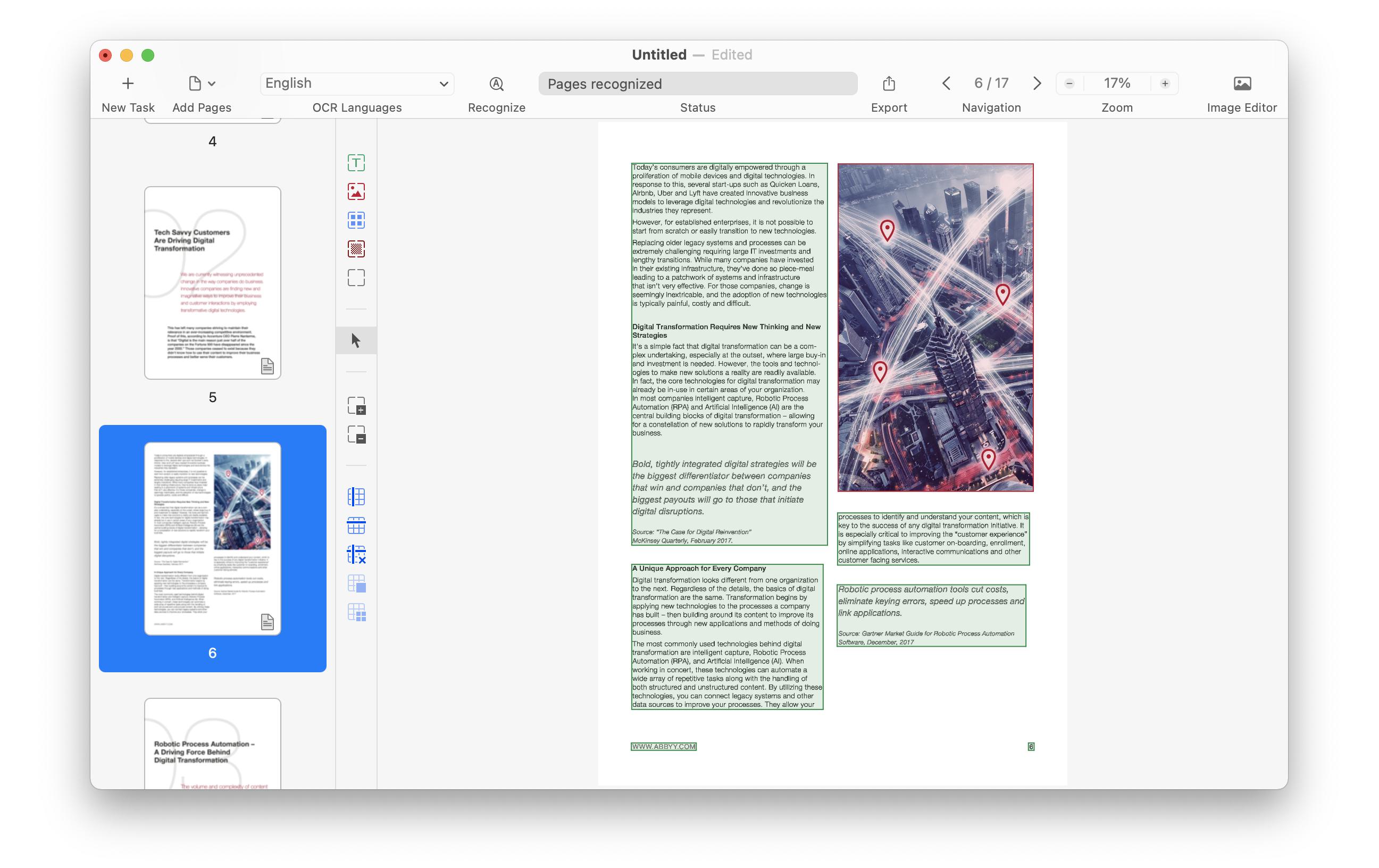 ABBYY FineReader PDF for MAC Subscr., per Seat, 5-25 User, 1 Jahr