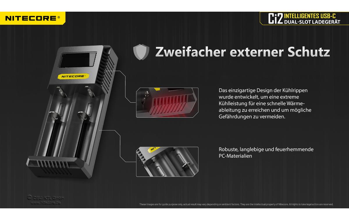 Nitecore Ladegerät Ci2 35000 mAh