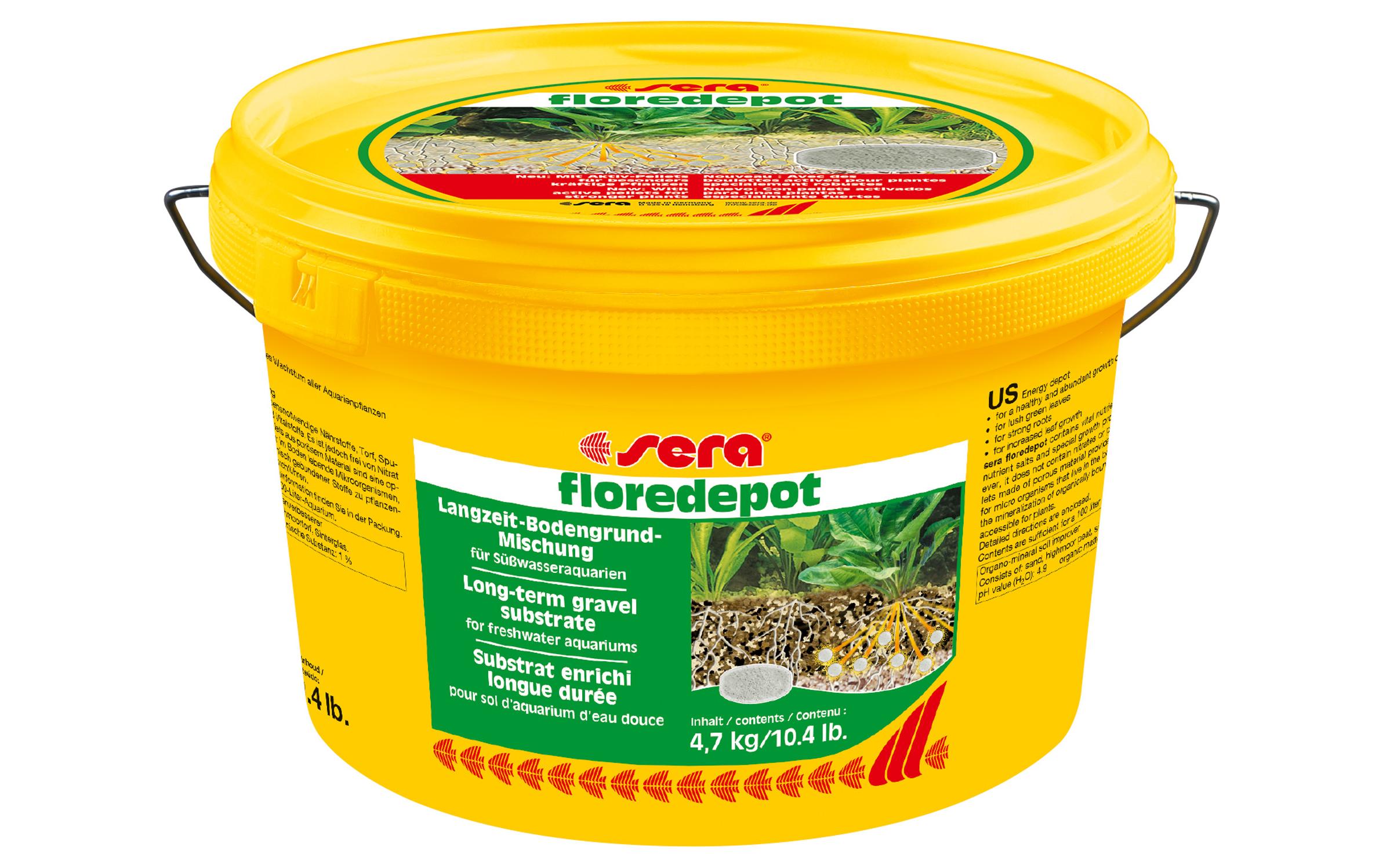 sera Bodengrund floredepot, 3600 ml, 4.7 kg