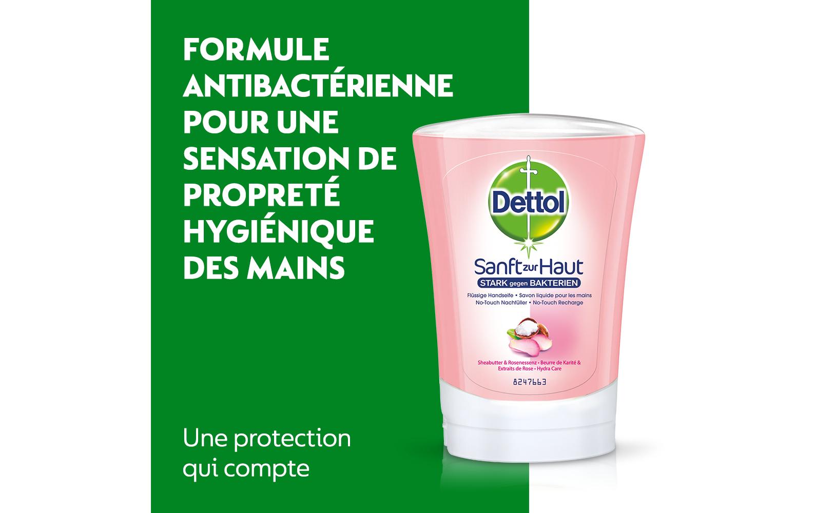 Dettol Handseife No-Touch Nachfüller Sheabutter & Rosenblüte 250 ml