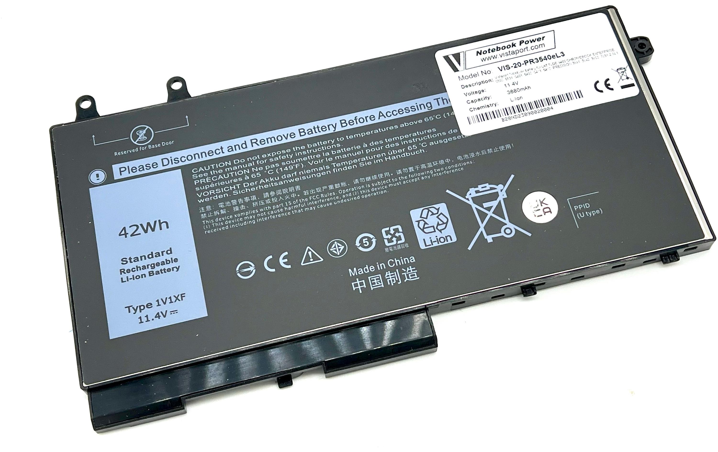 Vistaport Akku für Dell Latitude 54xx/55xx, Precision 35xx/7591 2in1