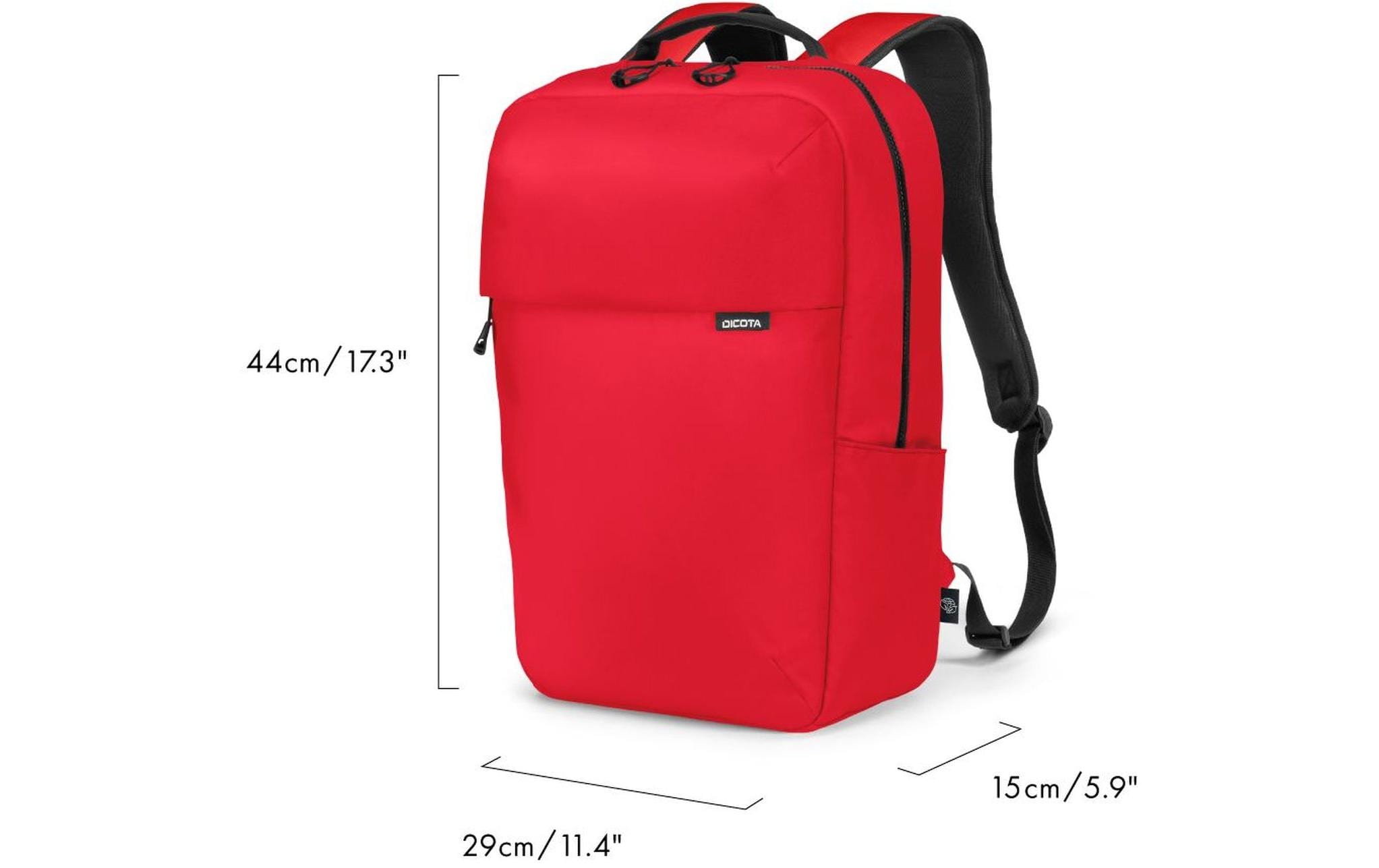 DICOTA Notebook-Rucksack Commuter 13-16 Rot