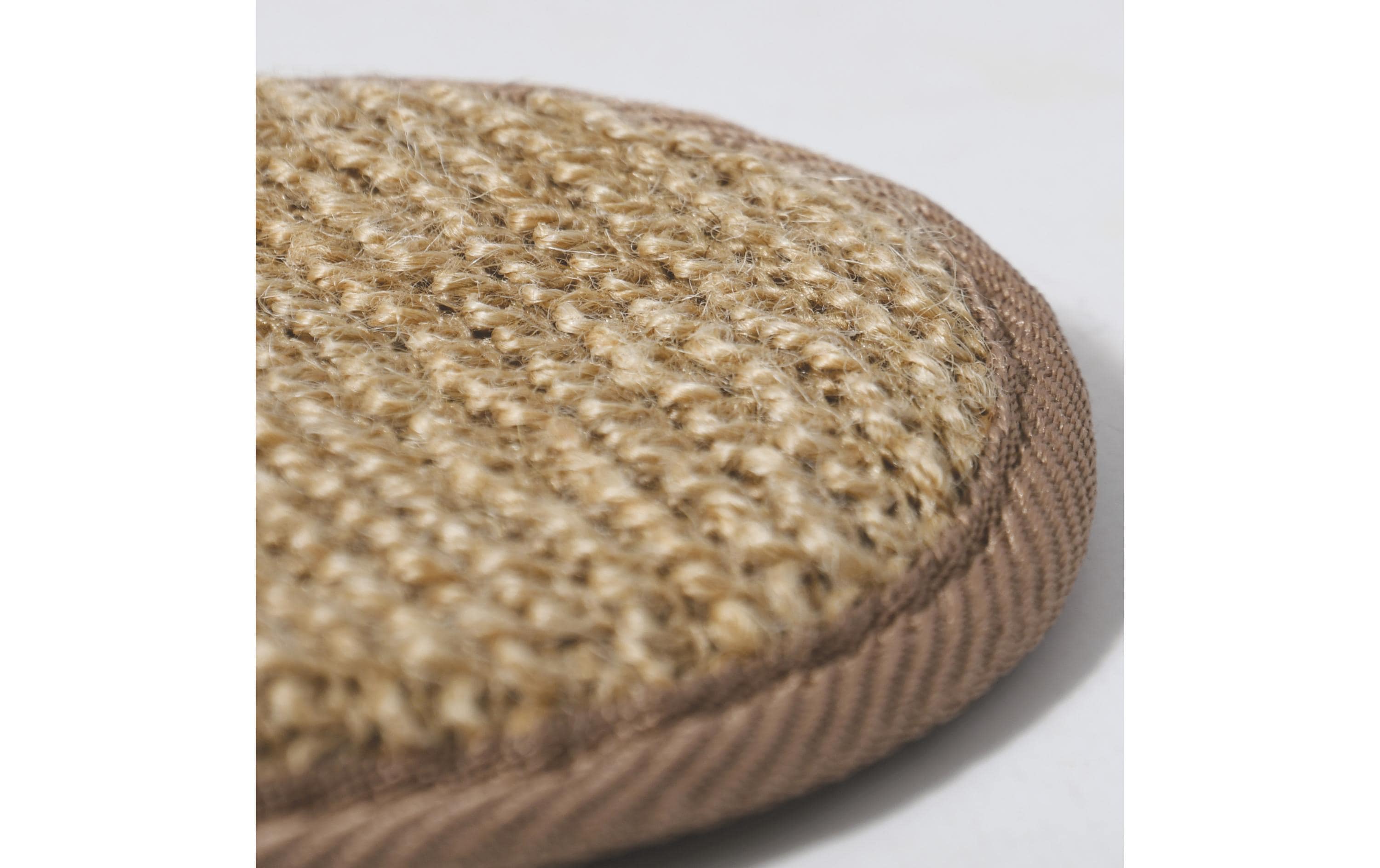 MSV Peelingschwamm aus Jute 19.5 x 13 cm, Braun