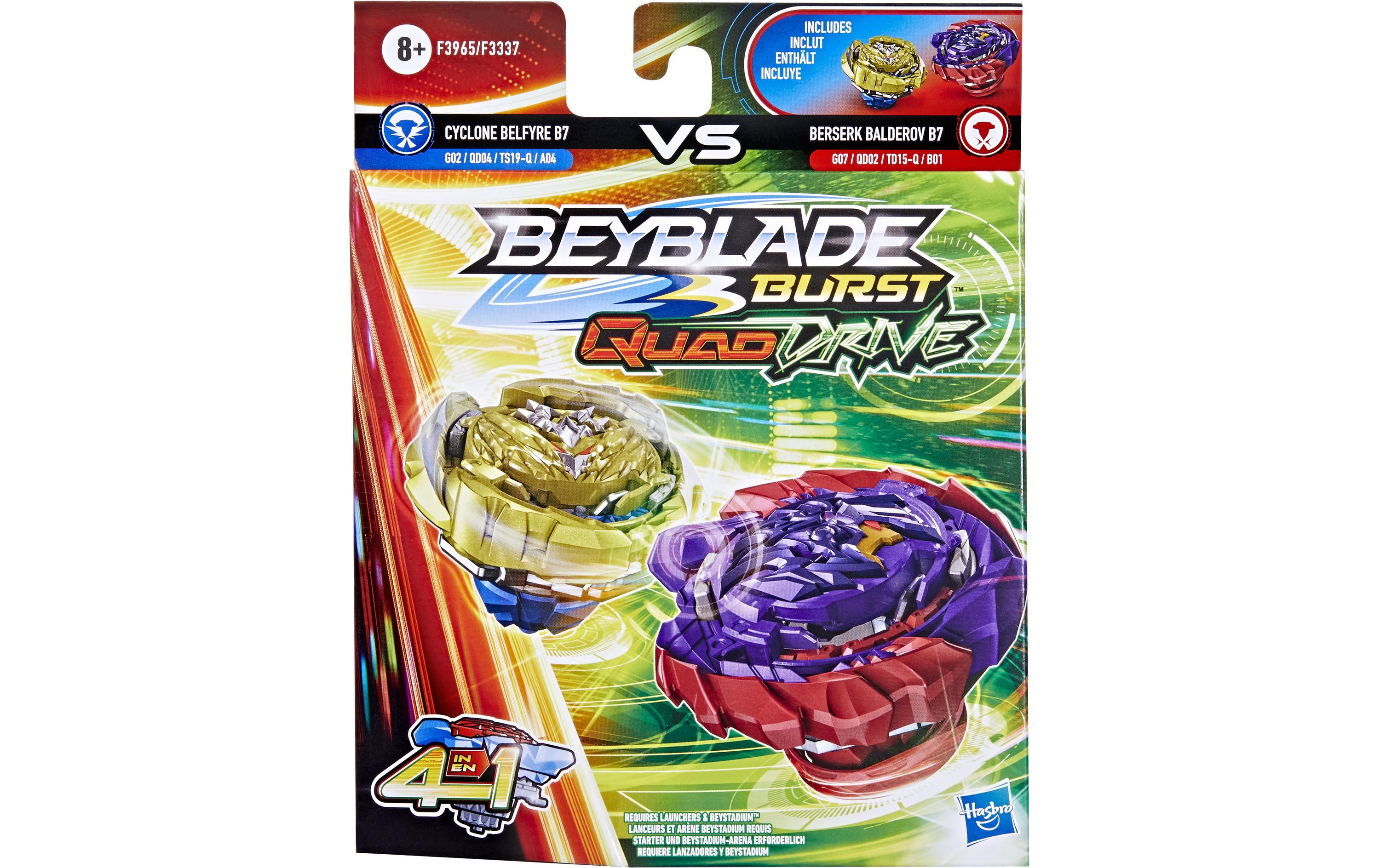 BEYBLADE BURST Kinderspiel Beyblade Burst Balderov B7 & Cyclone Belfyre B7