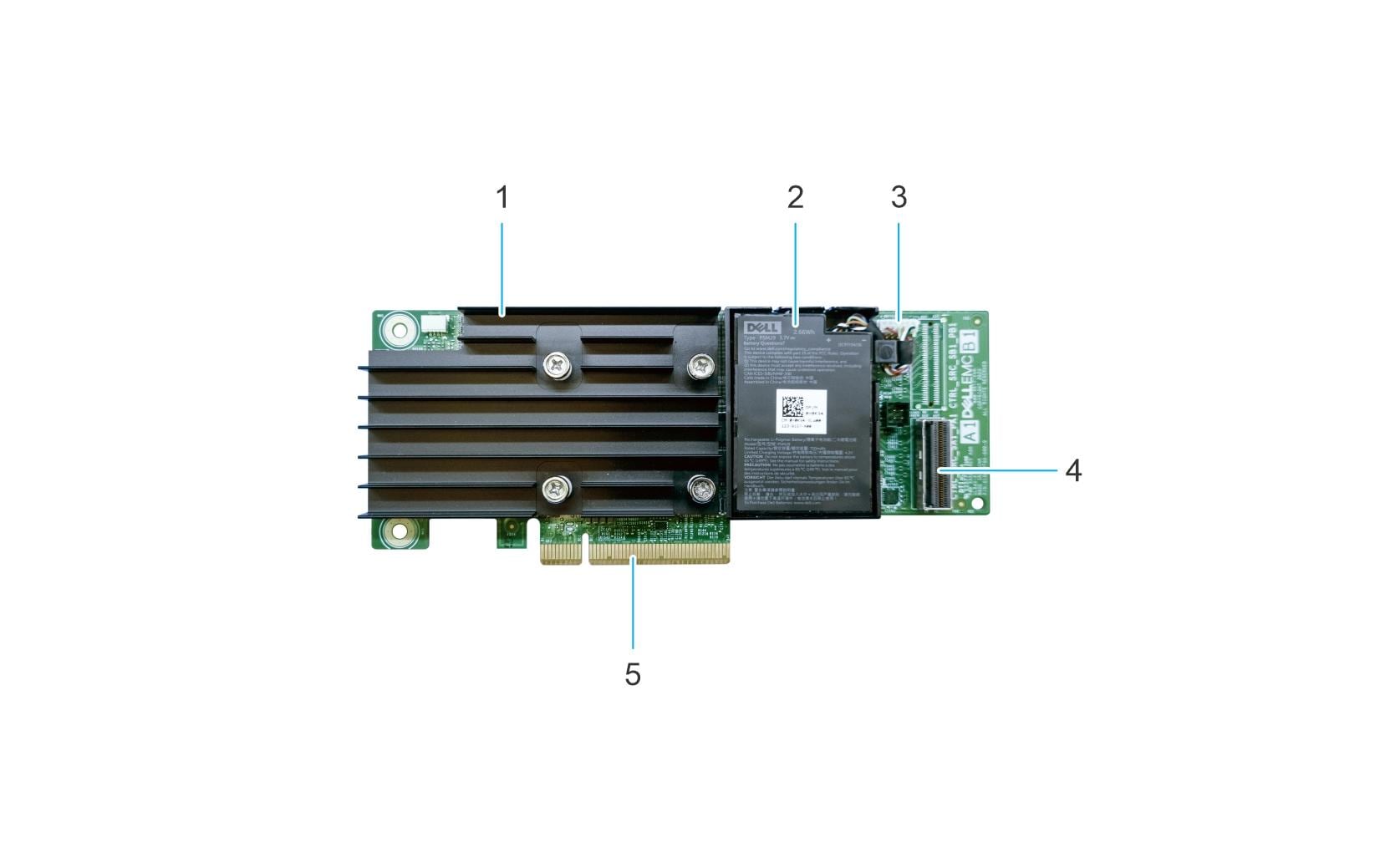 DELL RAID-Controller 405-ABCE PERC H750 Adapter, LP/FH