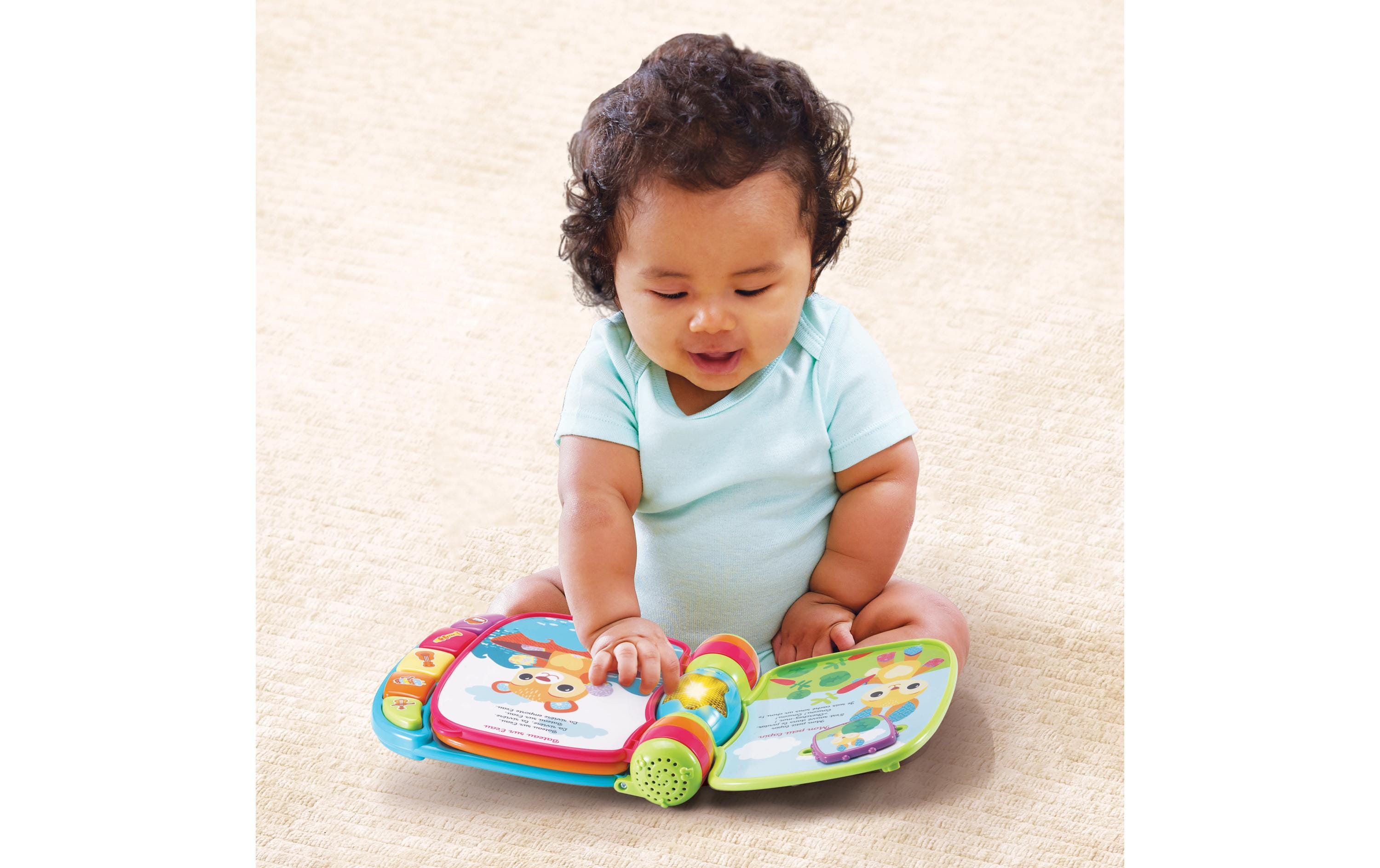 Vtech Musikspielzeug Livre enchanté des Baby loulous bleu -FR-