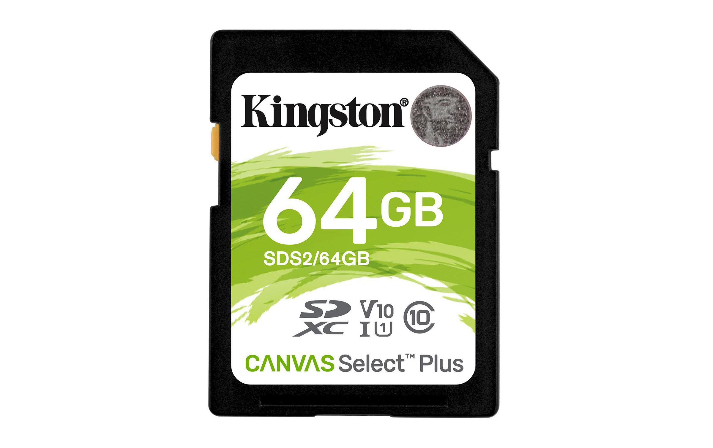 Kingston SDXC-Karte Canvas Select Plus UHS-I 64 GB