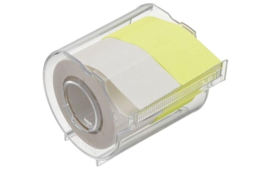 NT Cutter Notizzettel-Dispenser Yamato 2.5 cm Weiss/Gelb, 2 Rollen