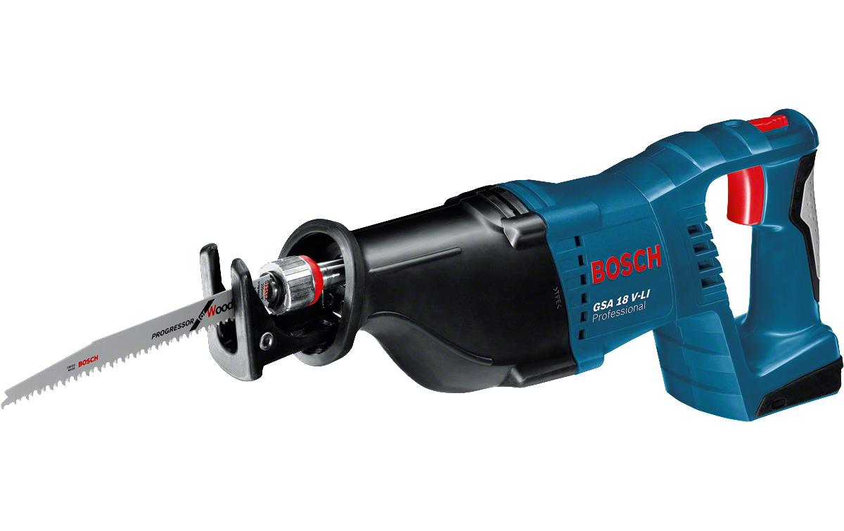 Bosch Professional Akku-Säbelsäge GSA 18V-LI Solo, L-Boxx