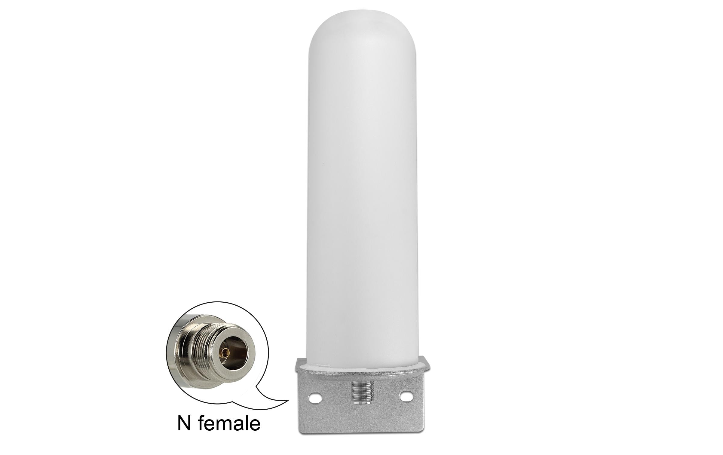 Delock LTE/WLAN/GPS-Antenne Outdoor N-Type 6 dBi Rundstrahl