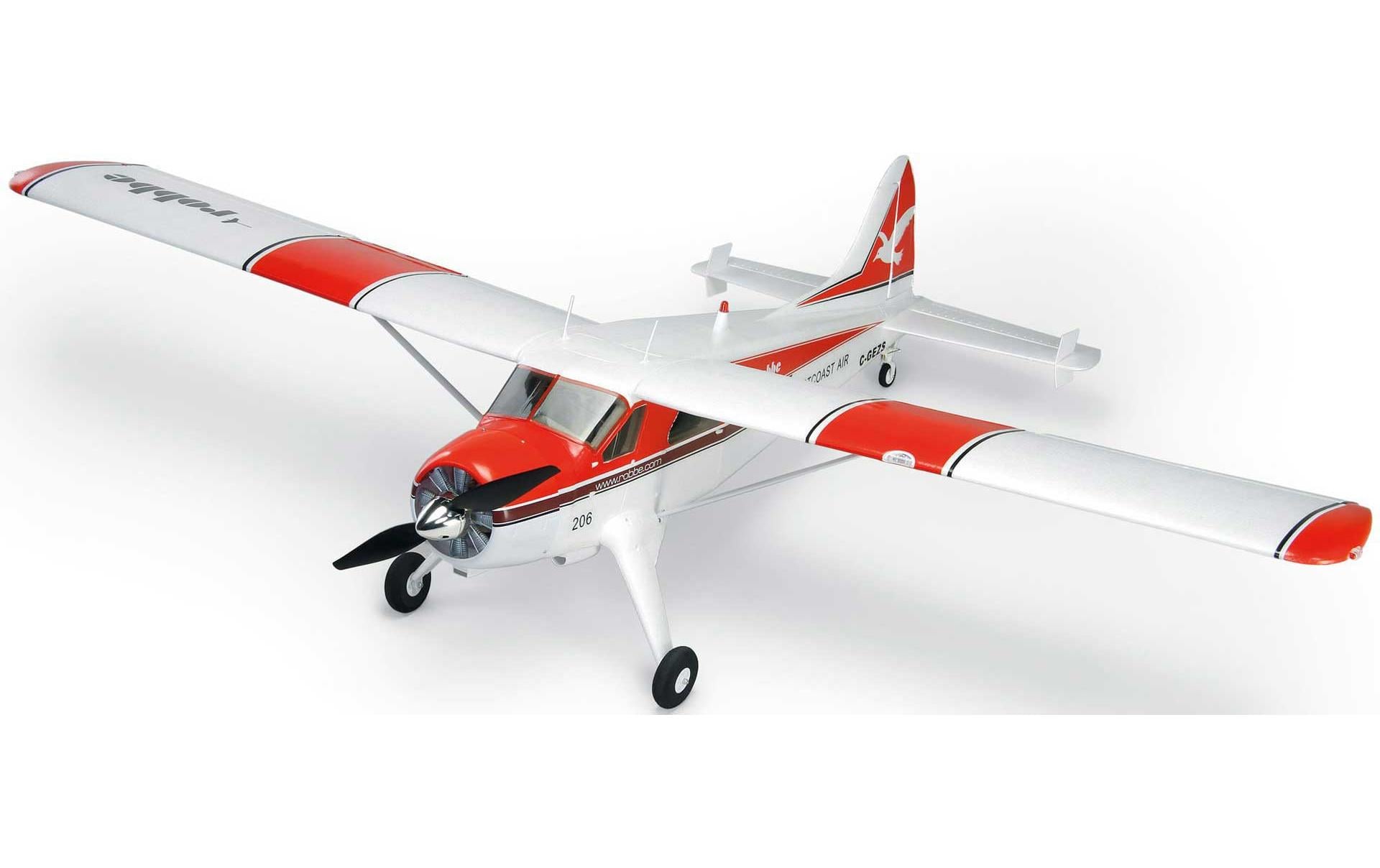 robbe Motorflugzeug DHC-2 Air Beaver, rot, 1520 mm PNP