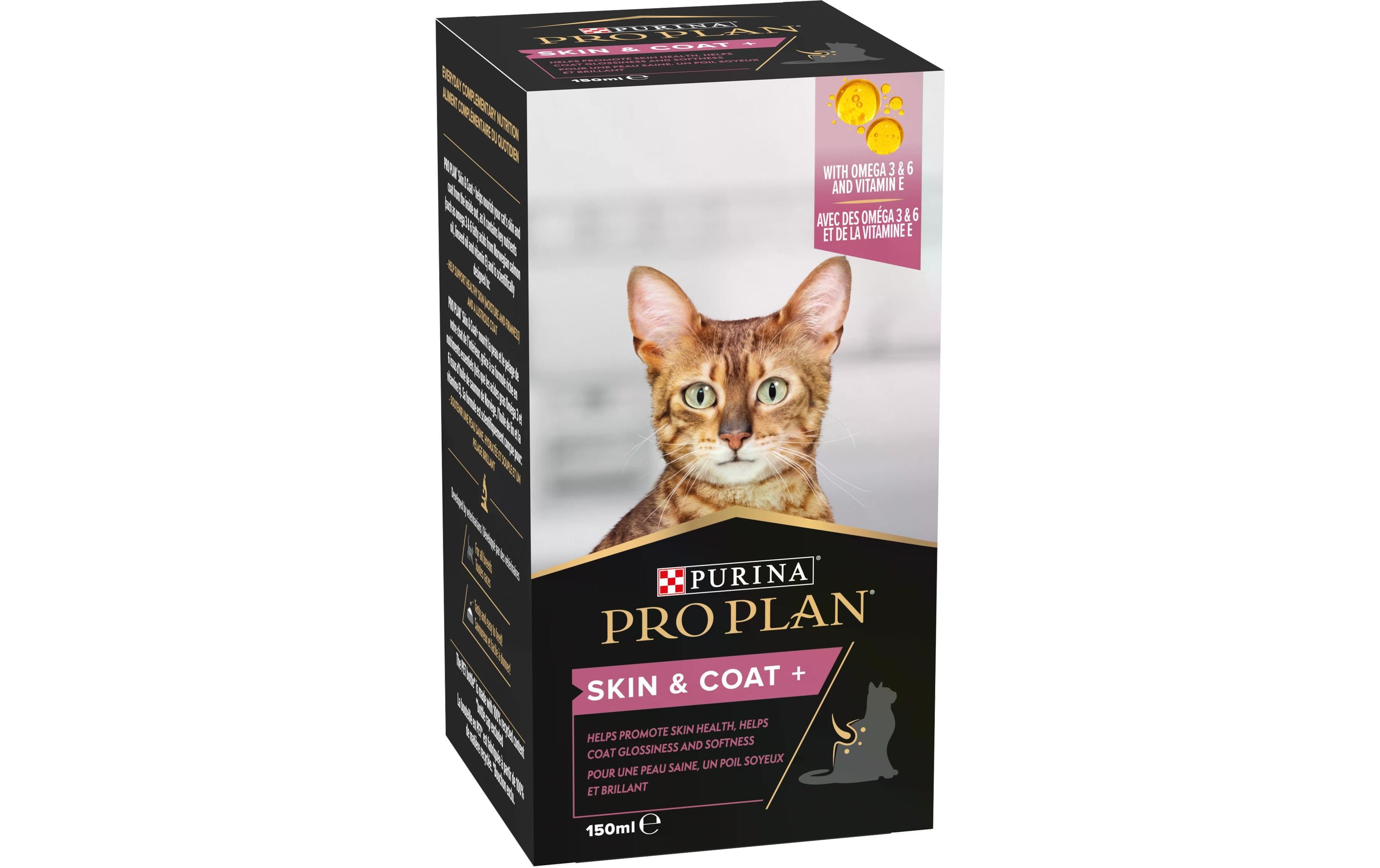 Purina Pro Plan Katzen-Nahrungsergänzung Skin & Coat+ 150 ml