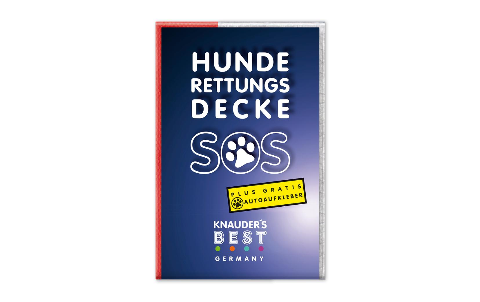 KNAUDER'S BEST Reise-Set SOS Hunde Rettungsdecke