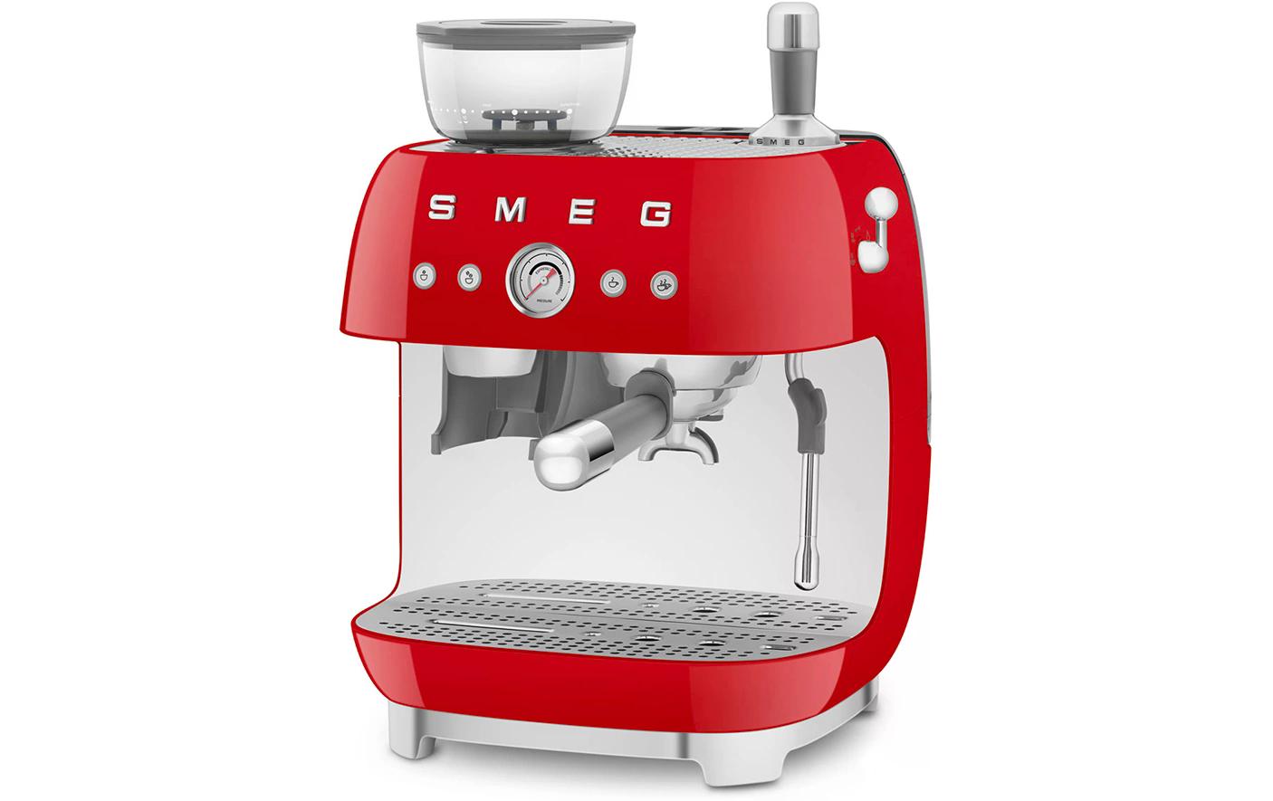 SMEG Siebträgermaschine 50's Style EGF03RDEU Rot