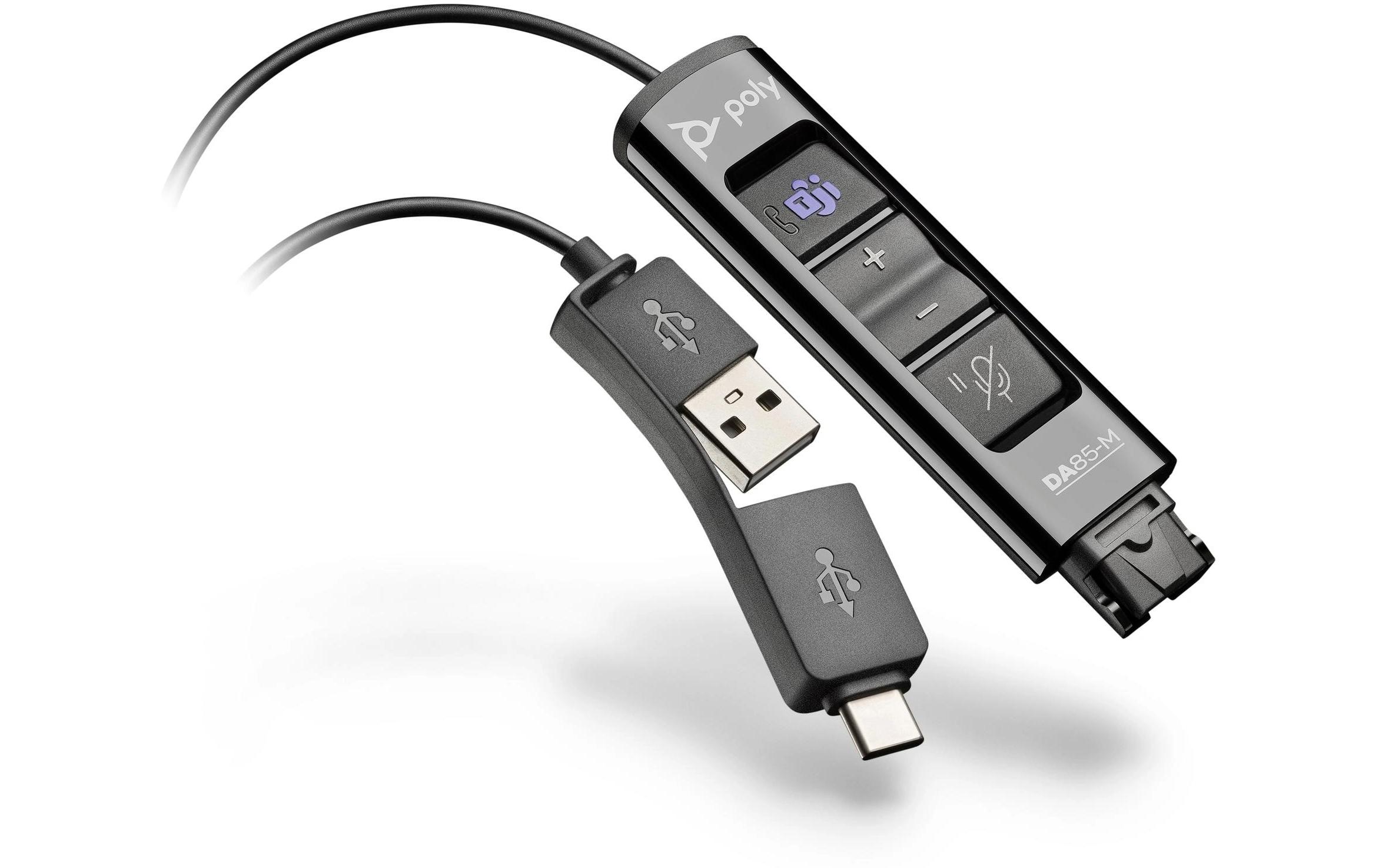 Poly Adapter DA85 MS USB-A / USB-C - QD