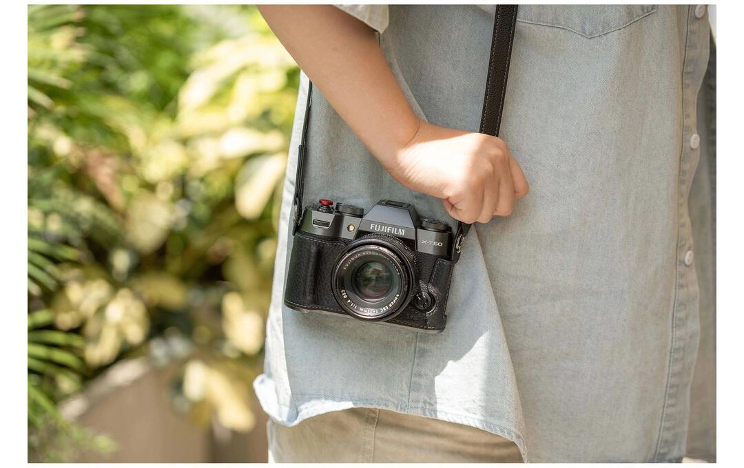 Smallrig Leder-Halbtaschen-Kit für FUJIFILM X-T50 Schwarz