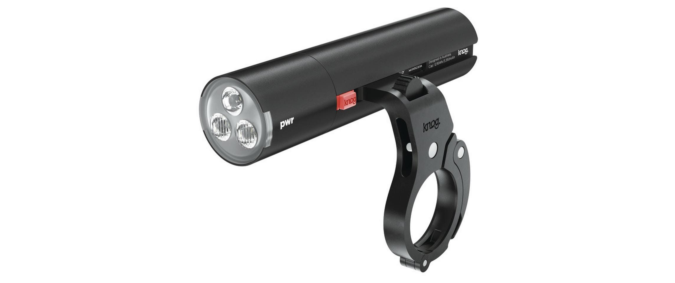 knog. Velolampe PWR Road 700 Vorne, Schwarz