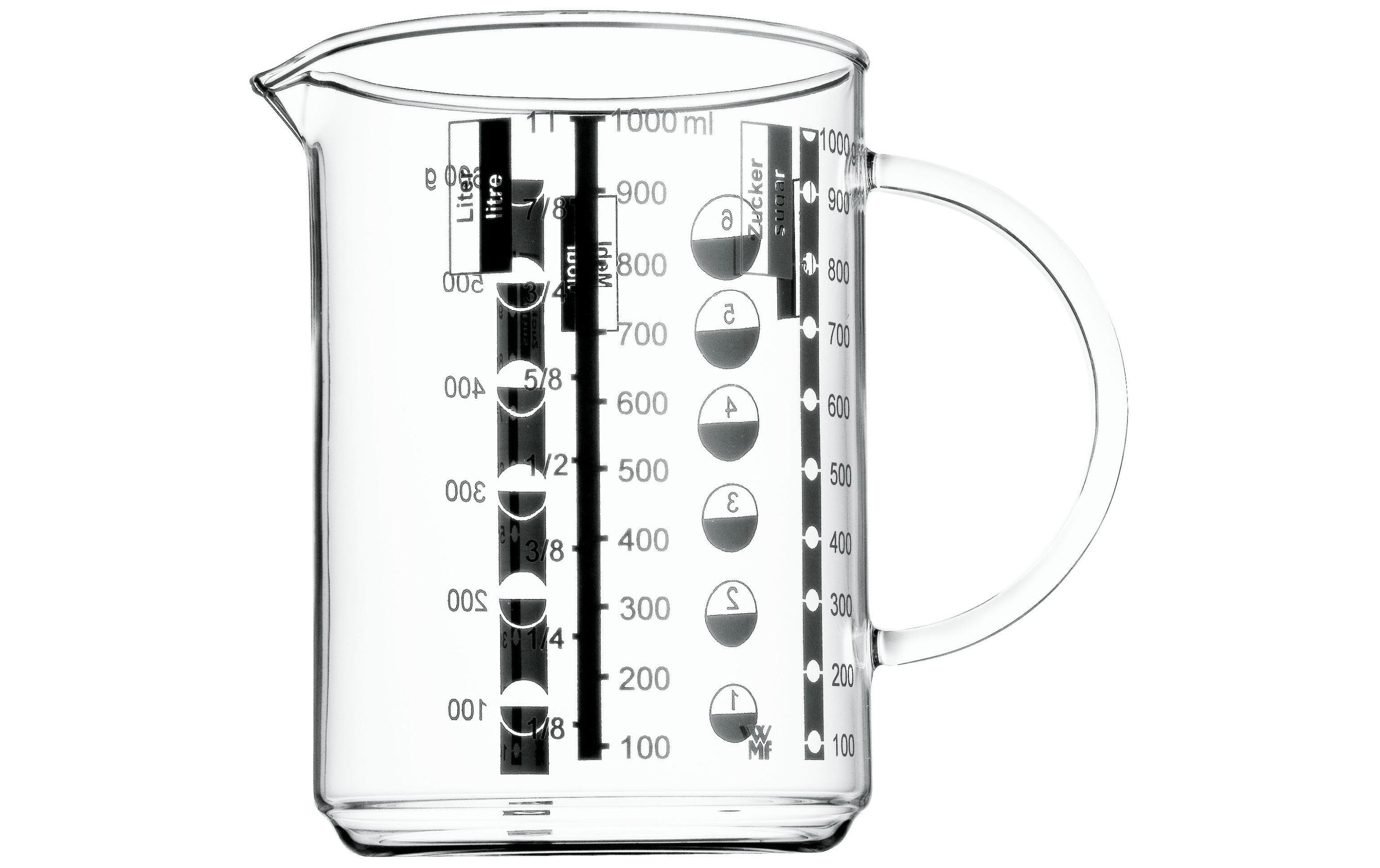 WMF Messbecher Gourmet 10 dl, Transparent