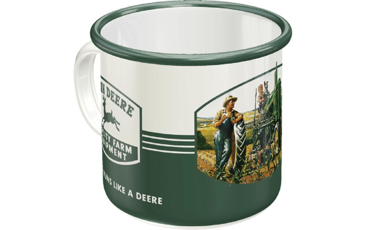 Nostalgic Art Universaltasse John Deere 360 ml, 1 Stück, Grün/Weiss