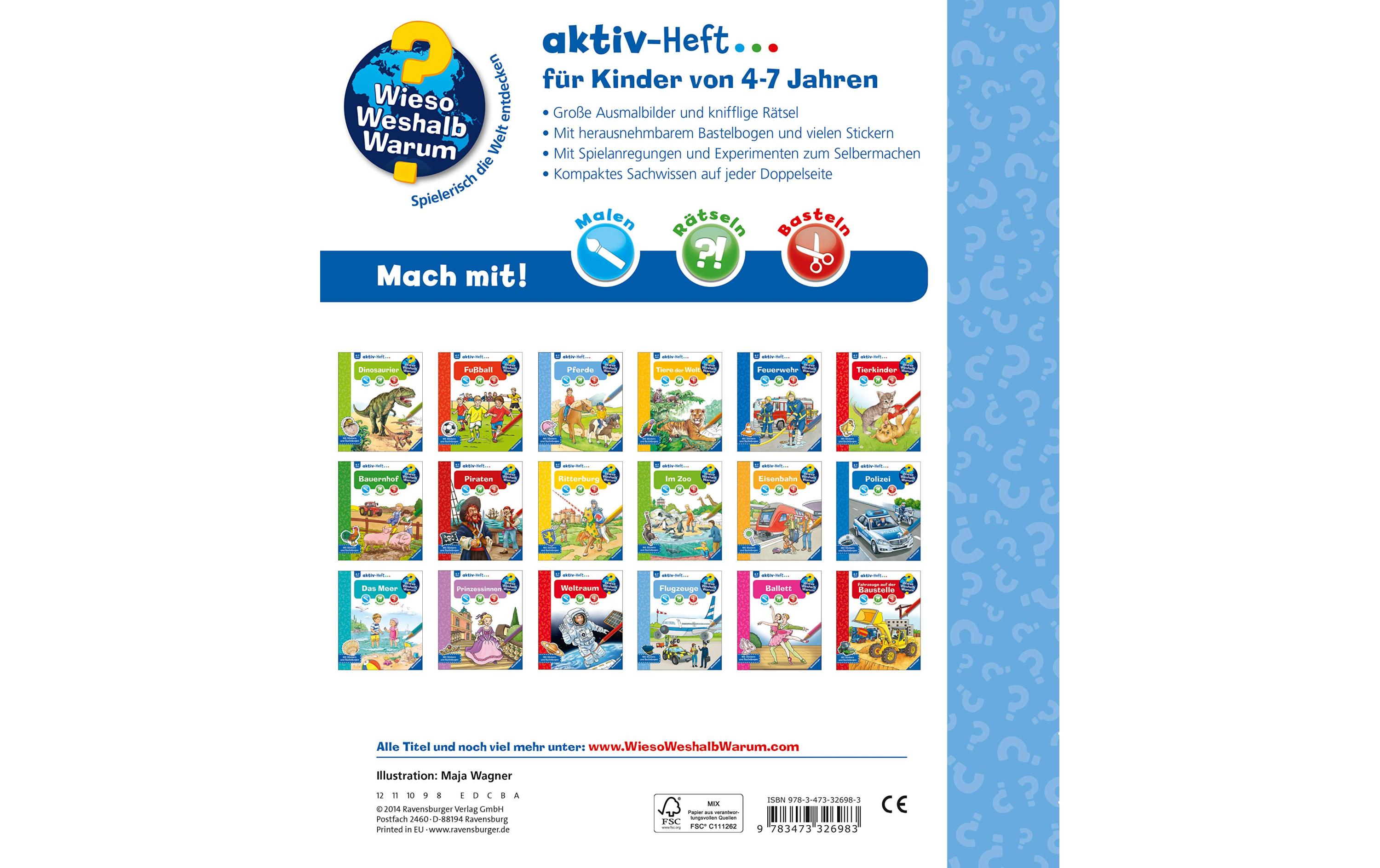 Ravensburger Kinder-Sachbuch WWW Aktiv-Heft Pferde