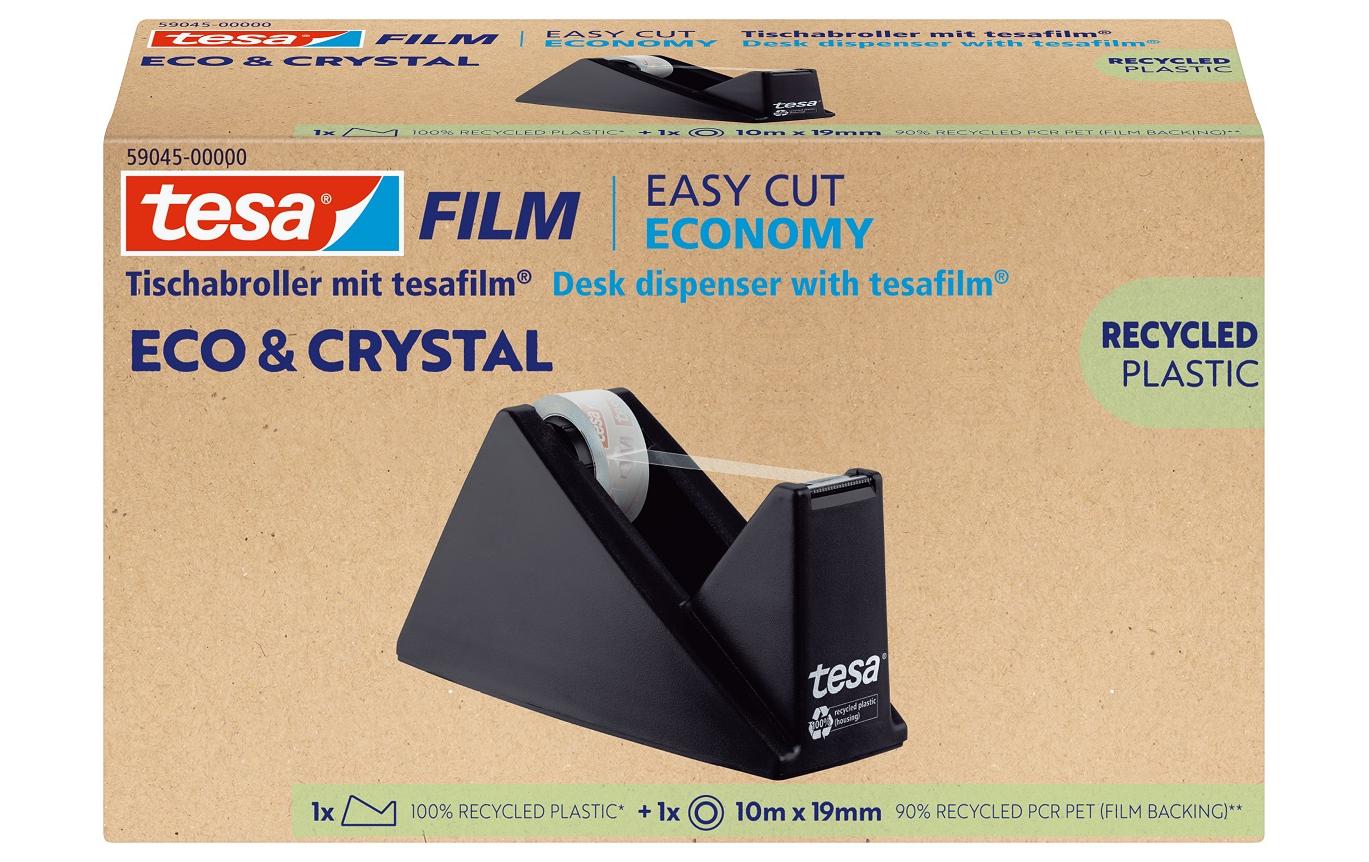 tesa Abroller Easy Cut Economy mit Klebeband Eco & Crystal