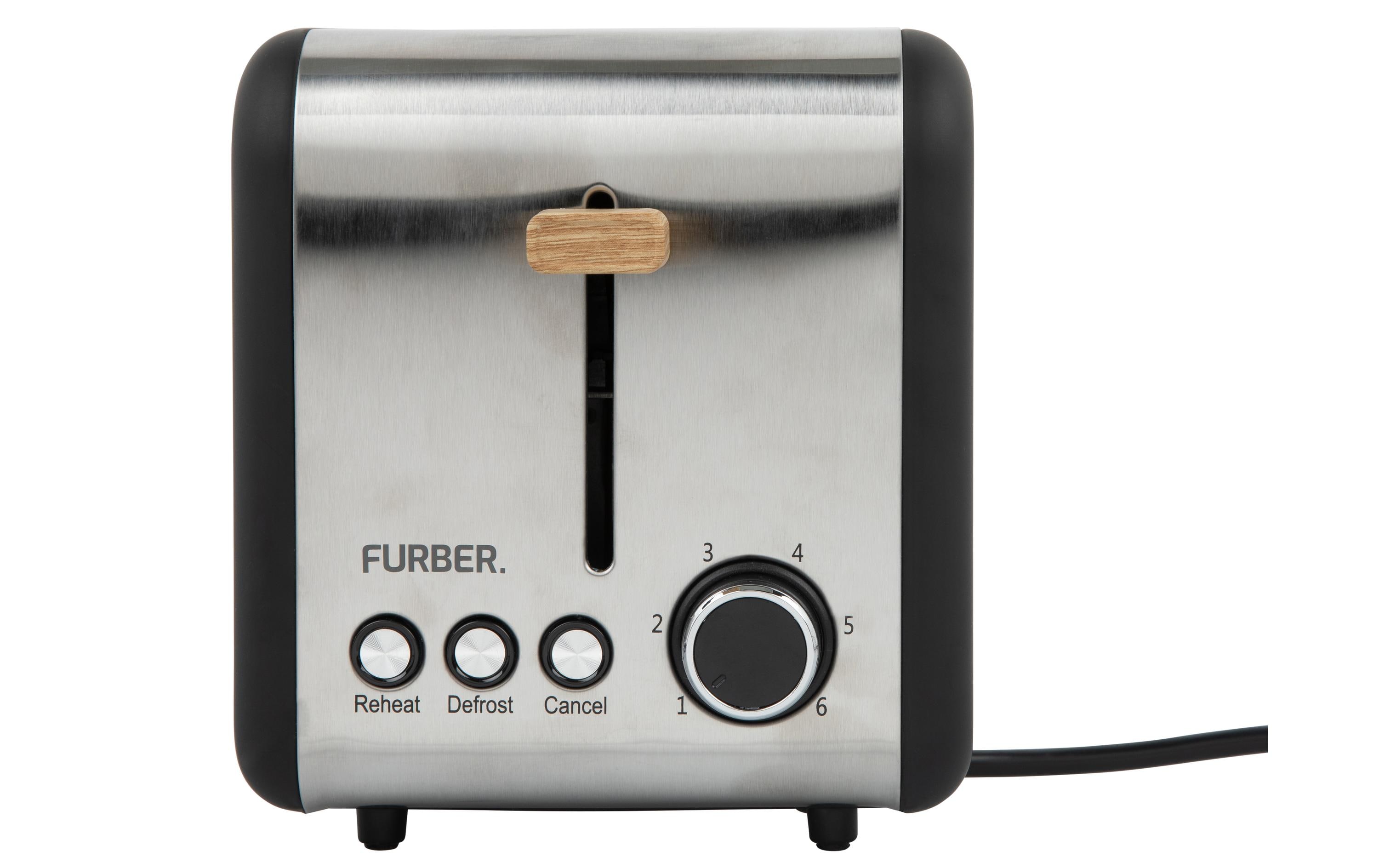 FURBER Toaster Chaplin Schwarz matt