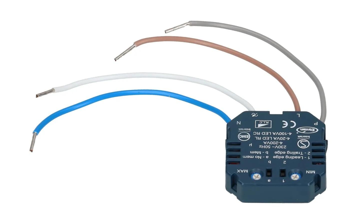 Max Hauri Einbaudimmer LED Universal Tastendimmer Phasenabschnitt