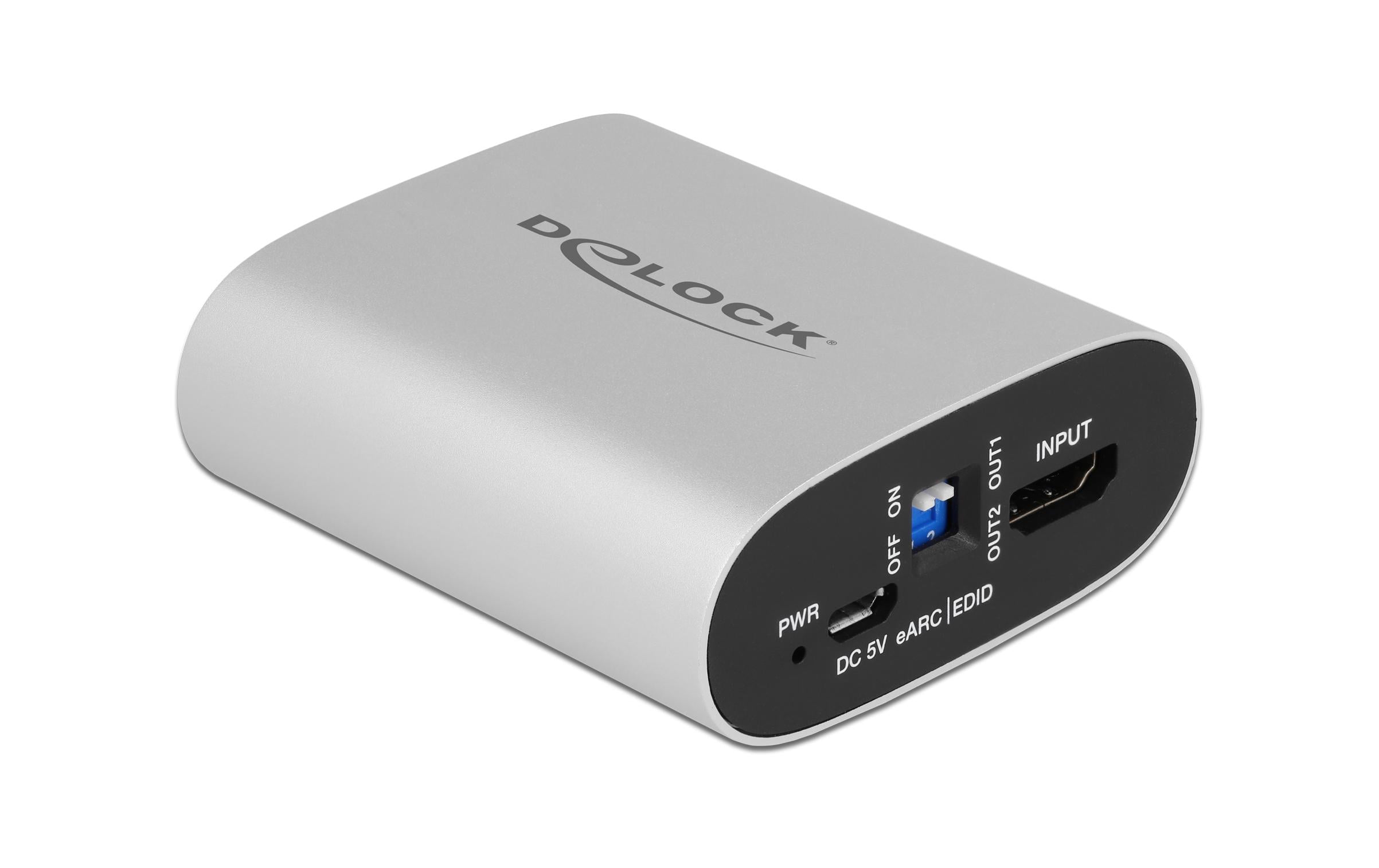 Delock Audio Extraktor HDMI HD 4K 60 Hz mit eARC