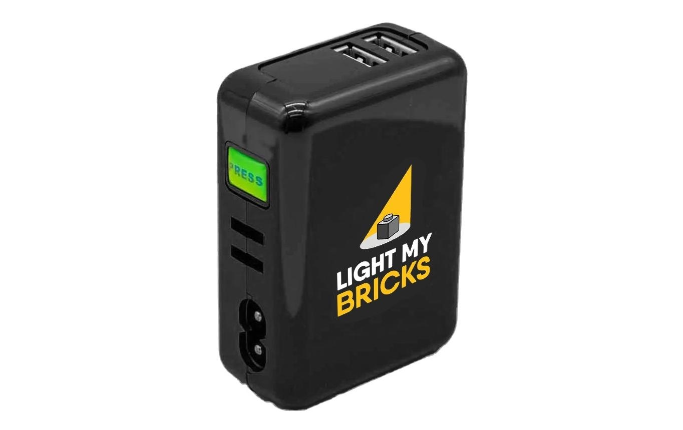 Light My Bricks Zubehör Universelles Netzteil 5 V 4 Amp – USB-Wandadapter